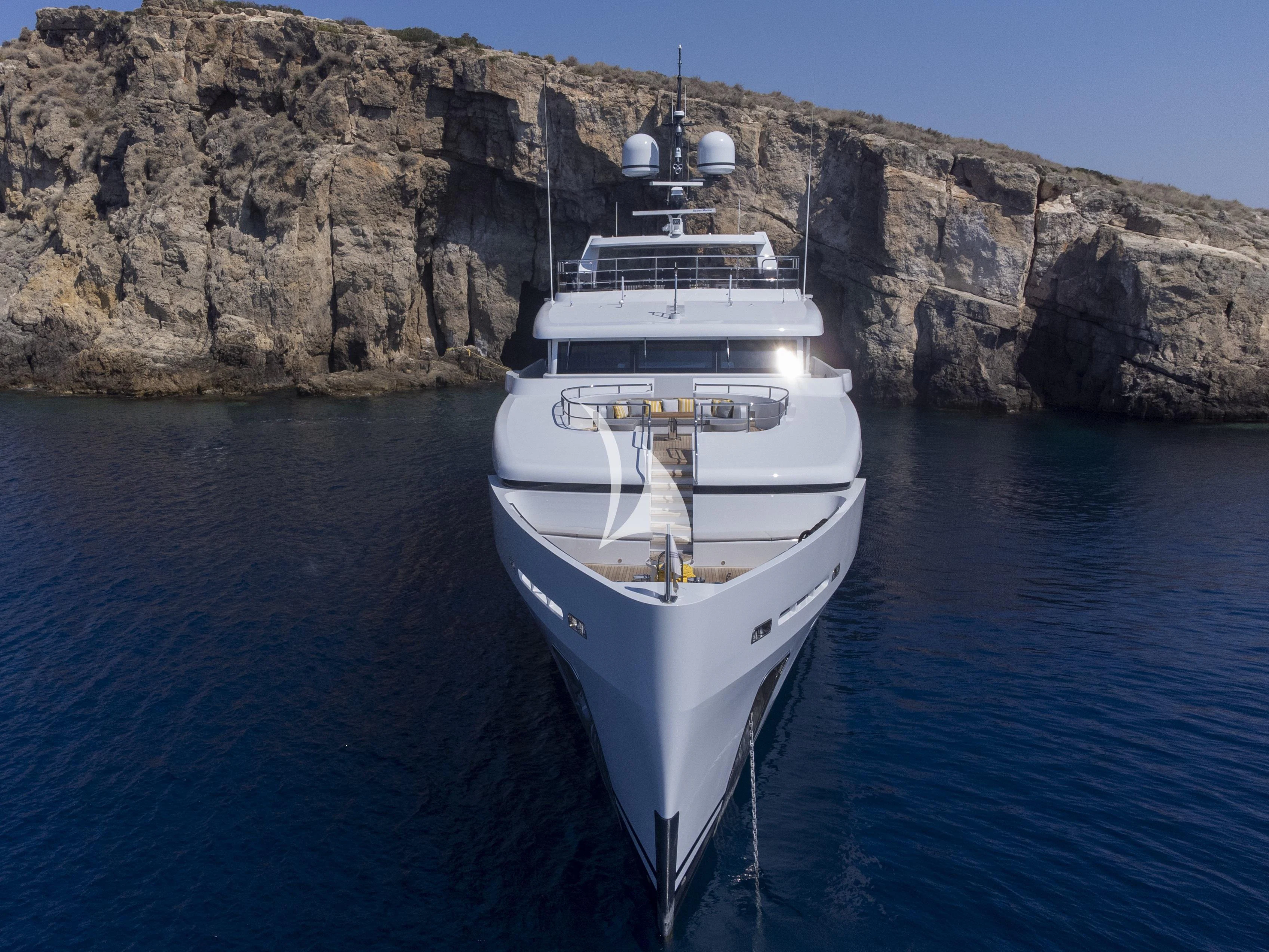 a boat in the water aboard BOJI Yacht for Sale