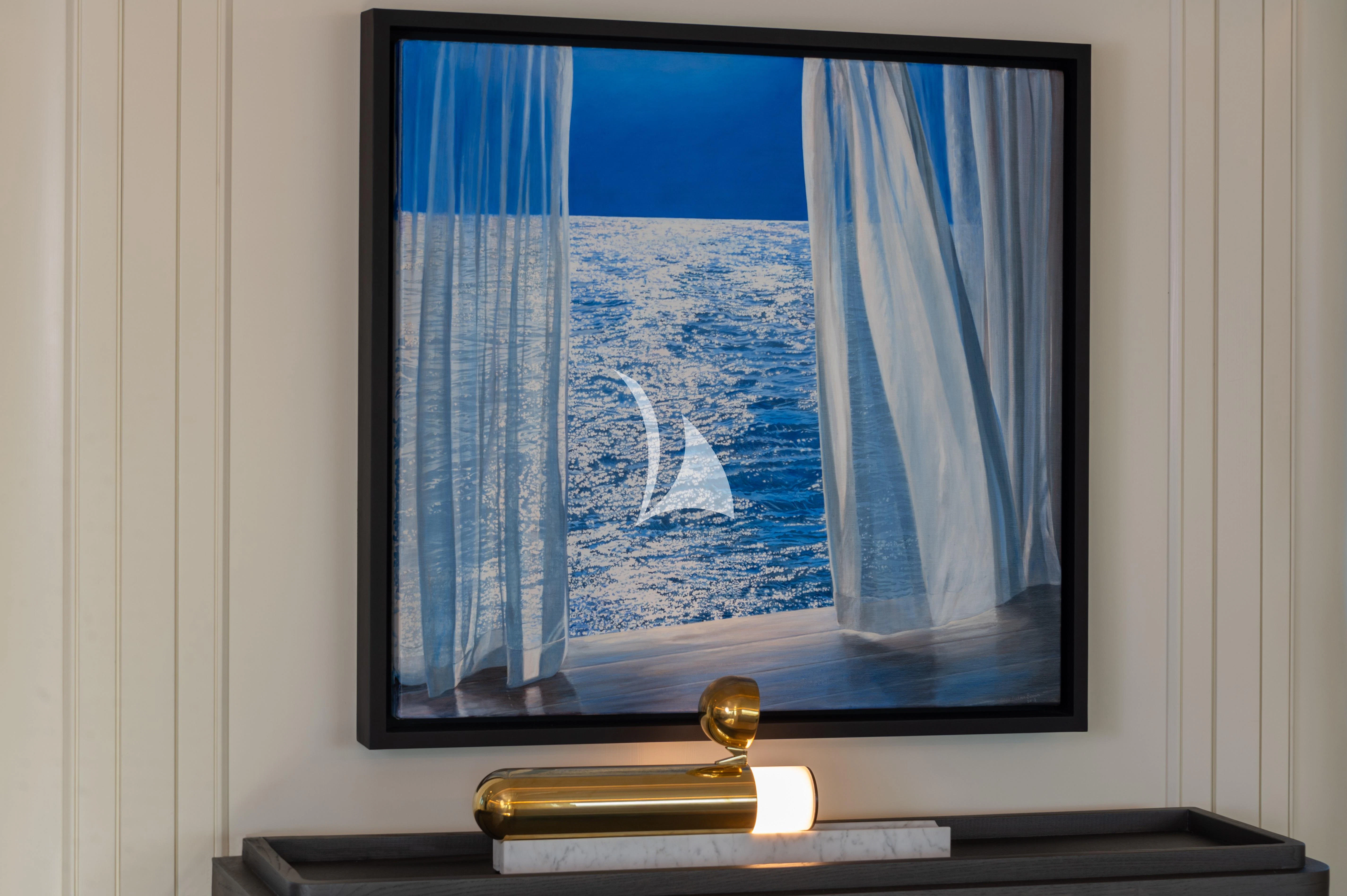 a picture on a wall aboard BOJI Yacht for Sale