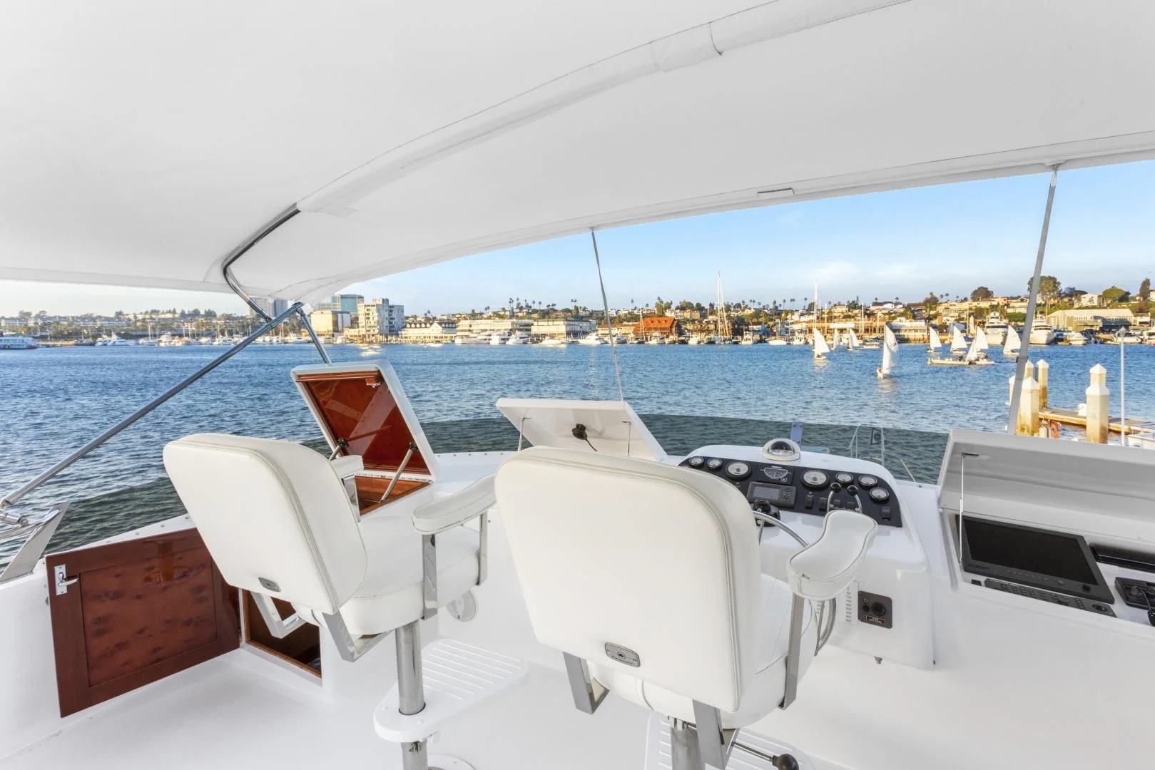 a boat on the water aboard EL ENCANTO Yacht for Sale