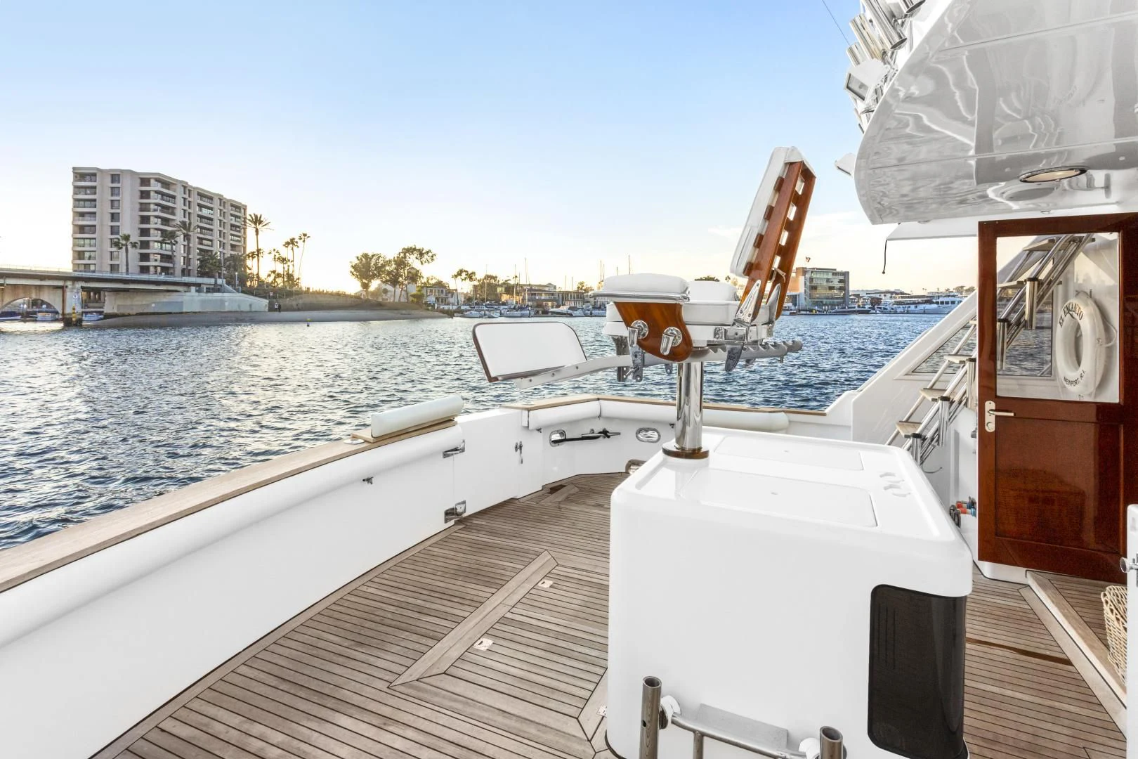 a boat on the water aboard EL ENCANTO Yacht for Sale