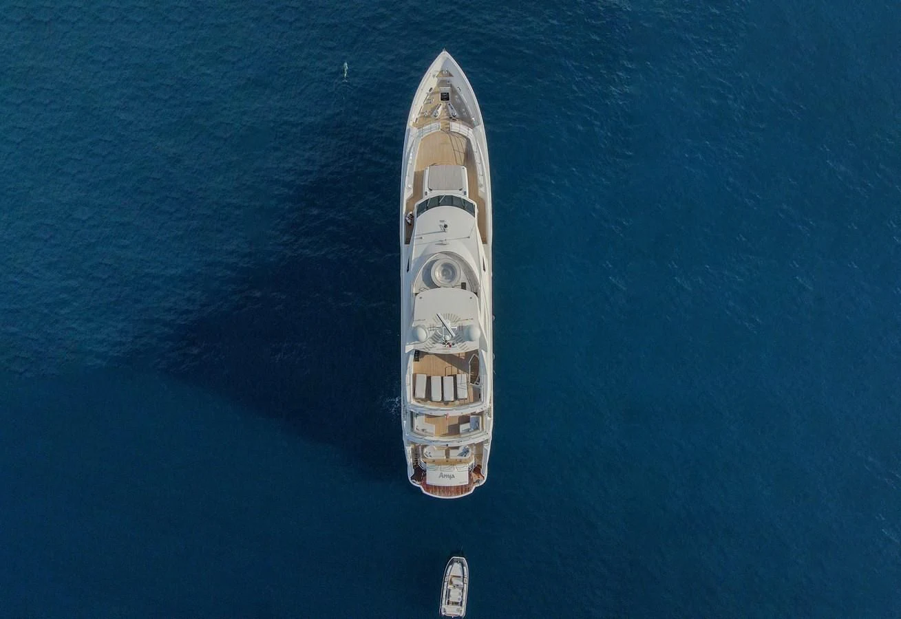 a boat in the water aboard ANYA Yacht for Sale