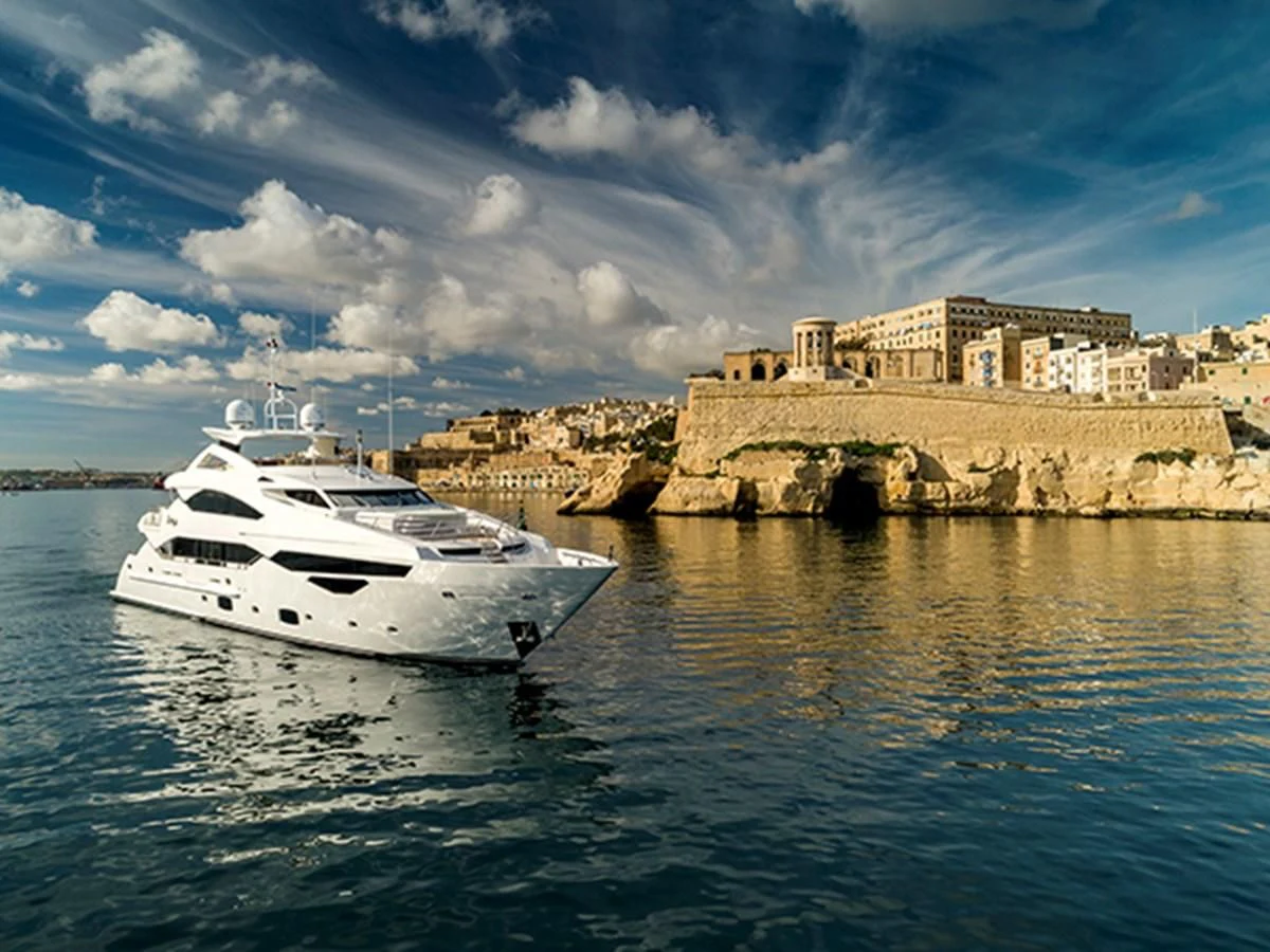 a boat on the water aboard ANYA Yacht for Sale