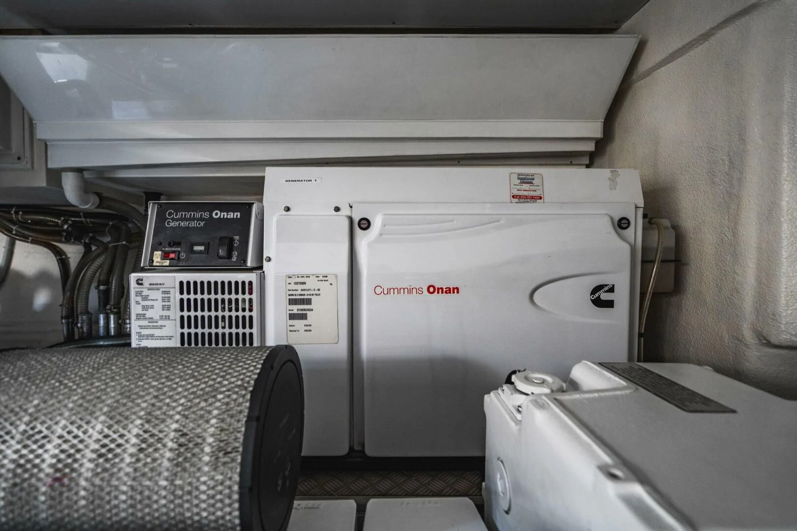 a vehicle with a large machine aboard KUDU Yacht for Sale