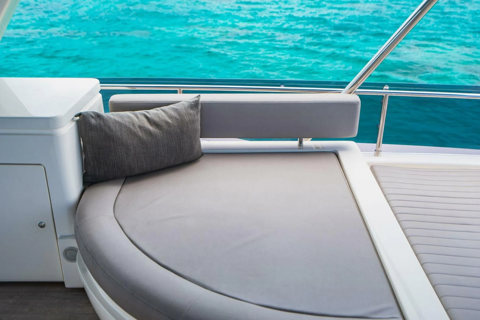 a boat on the water aboard KUDU Yacht for Sale