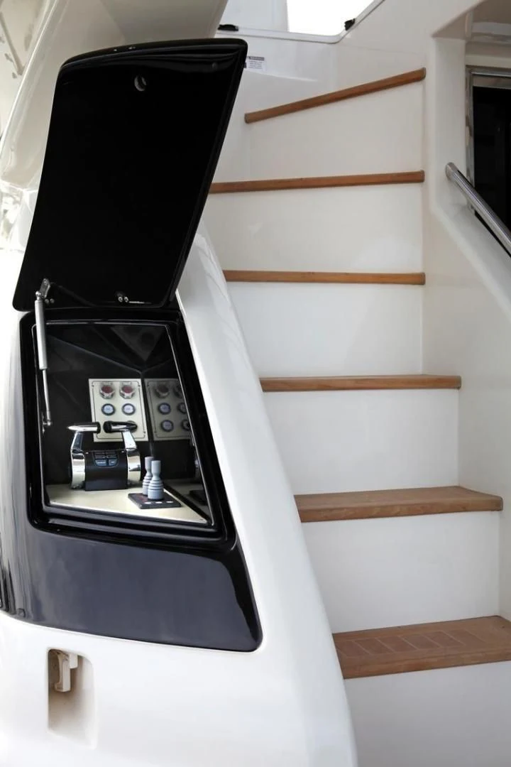 a black coffee maker aboard KUDU Yacht for Sale