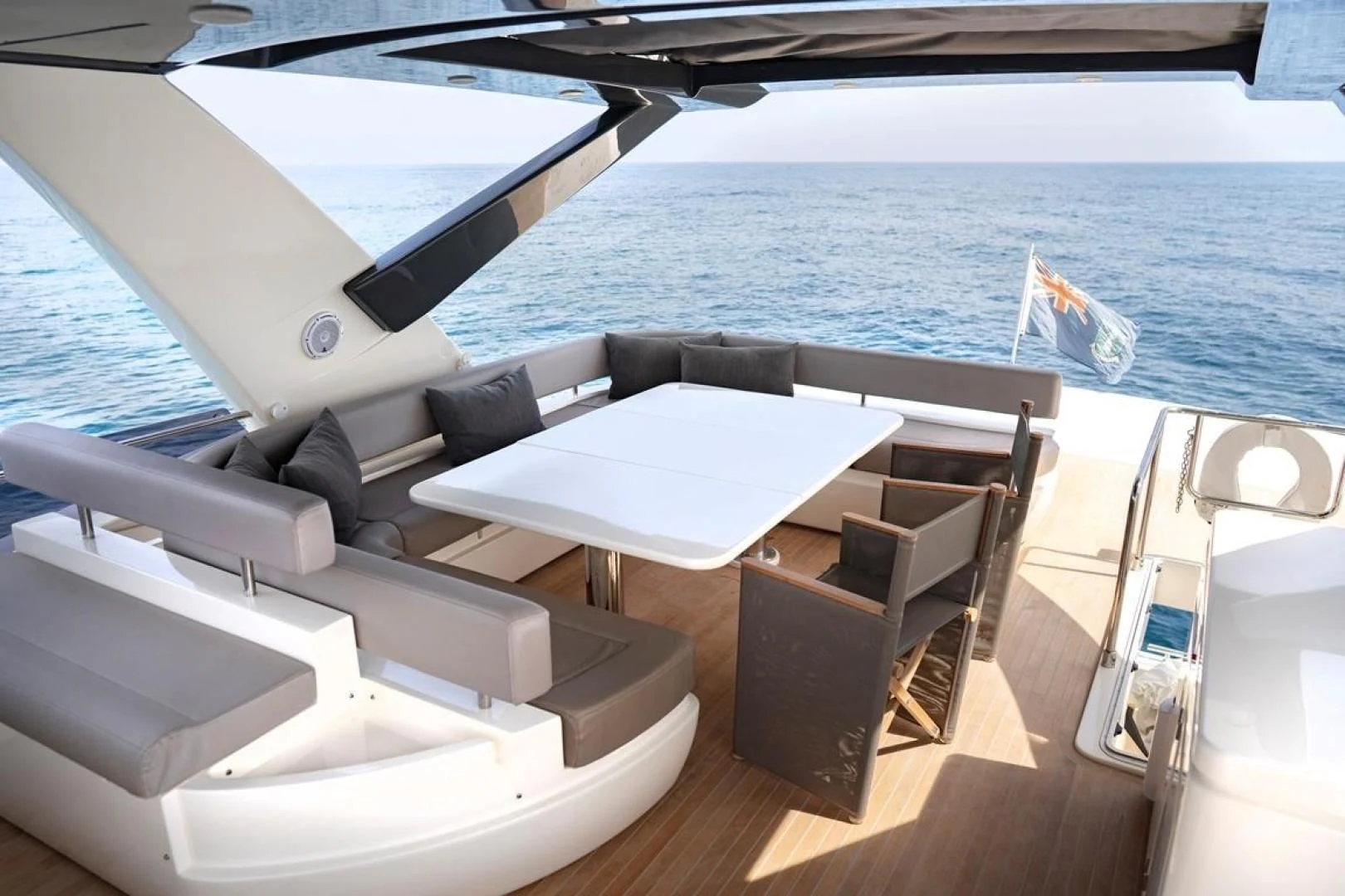 a boat on the water aboard KUDU Yacht for Sale