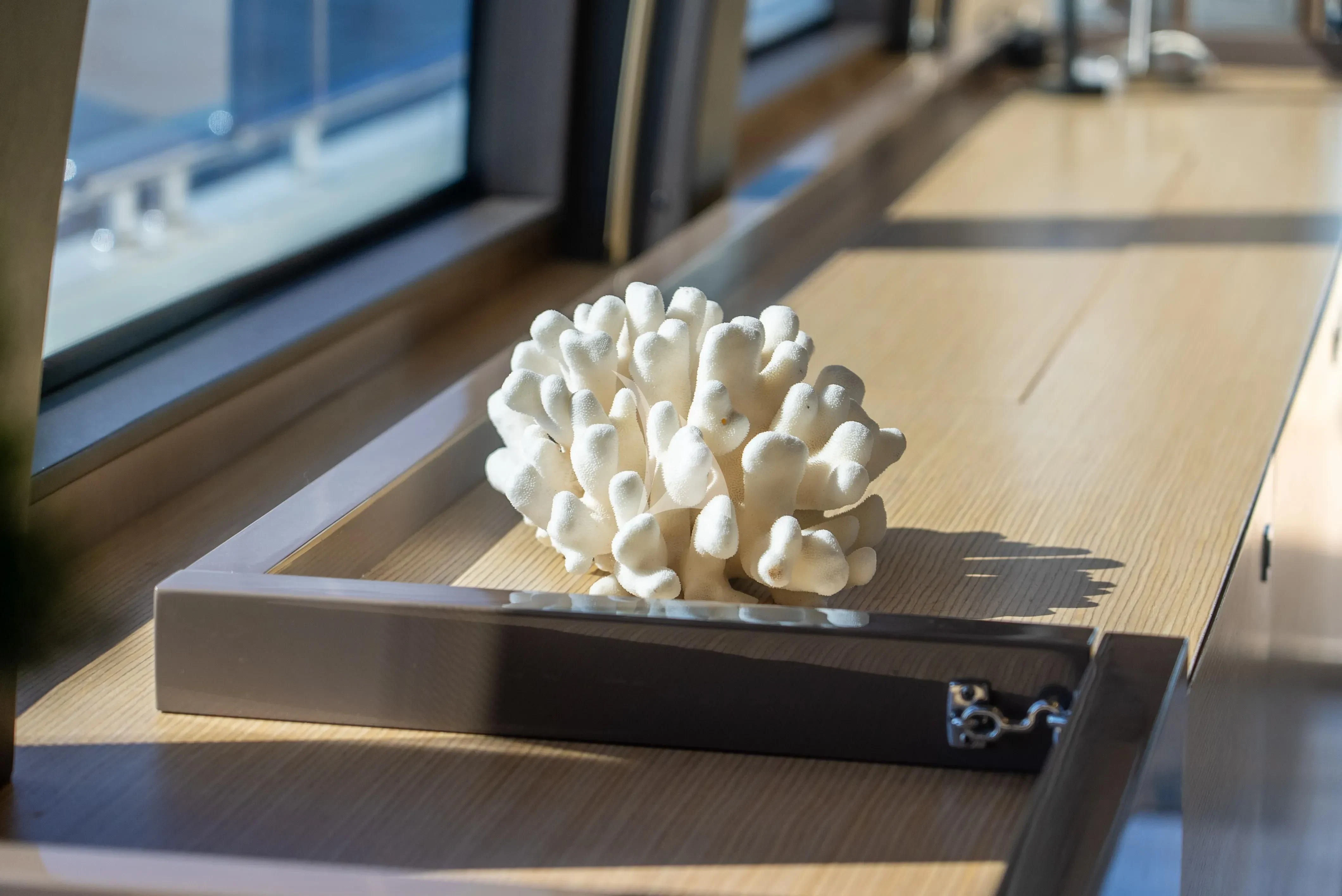 a box of marshmallows aboard KUDU Yacht for Sale