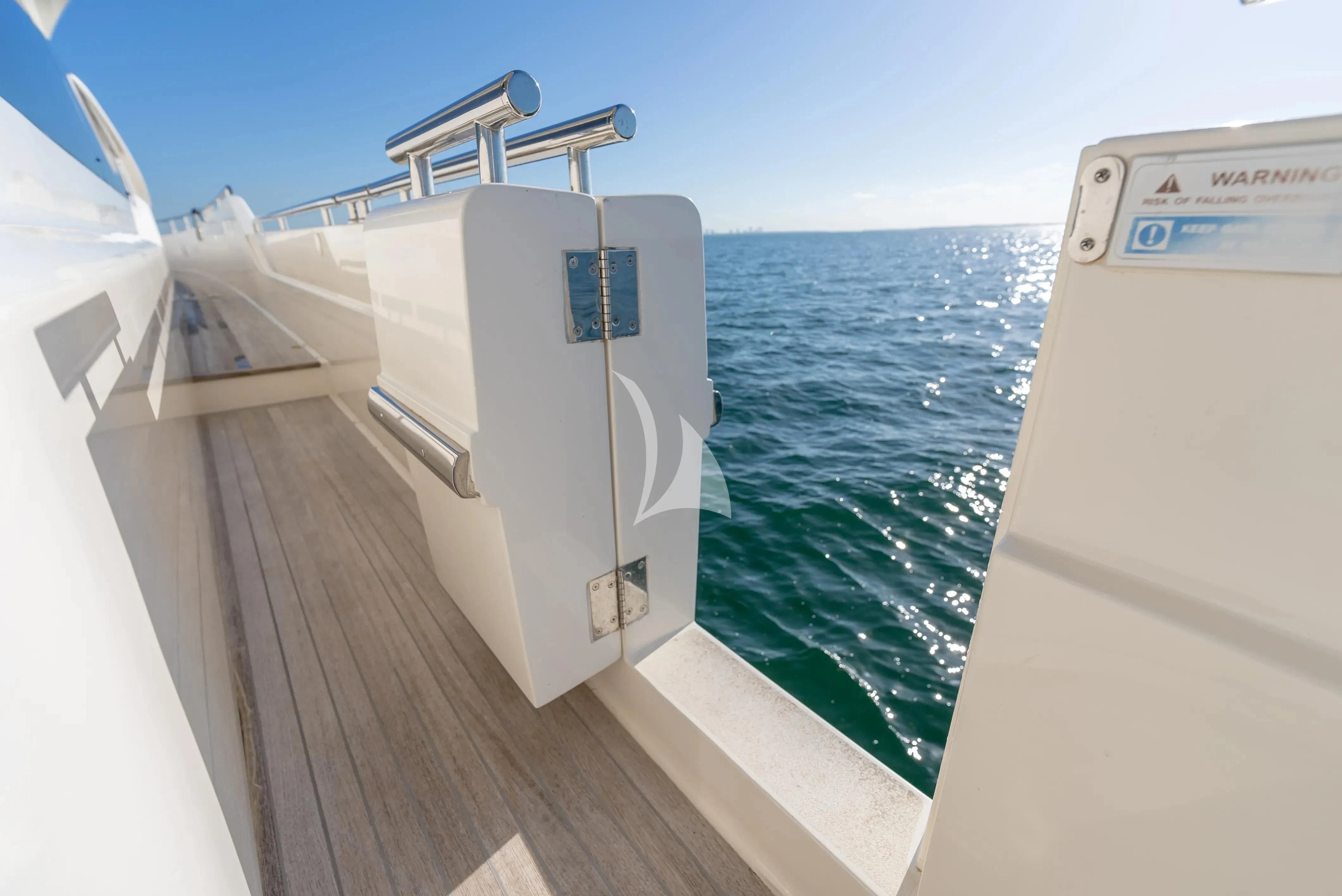 a boat on the water aboard KUDU Yacht for Sale