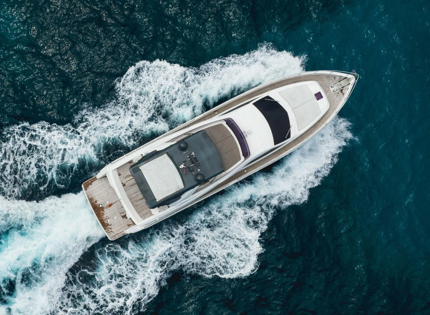 a boat on the water aboard KUDU Yacht for Sale