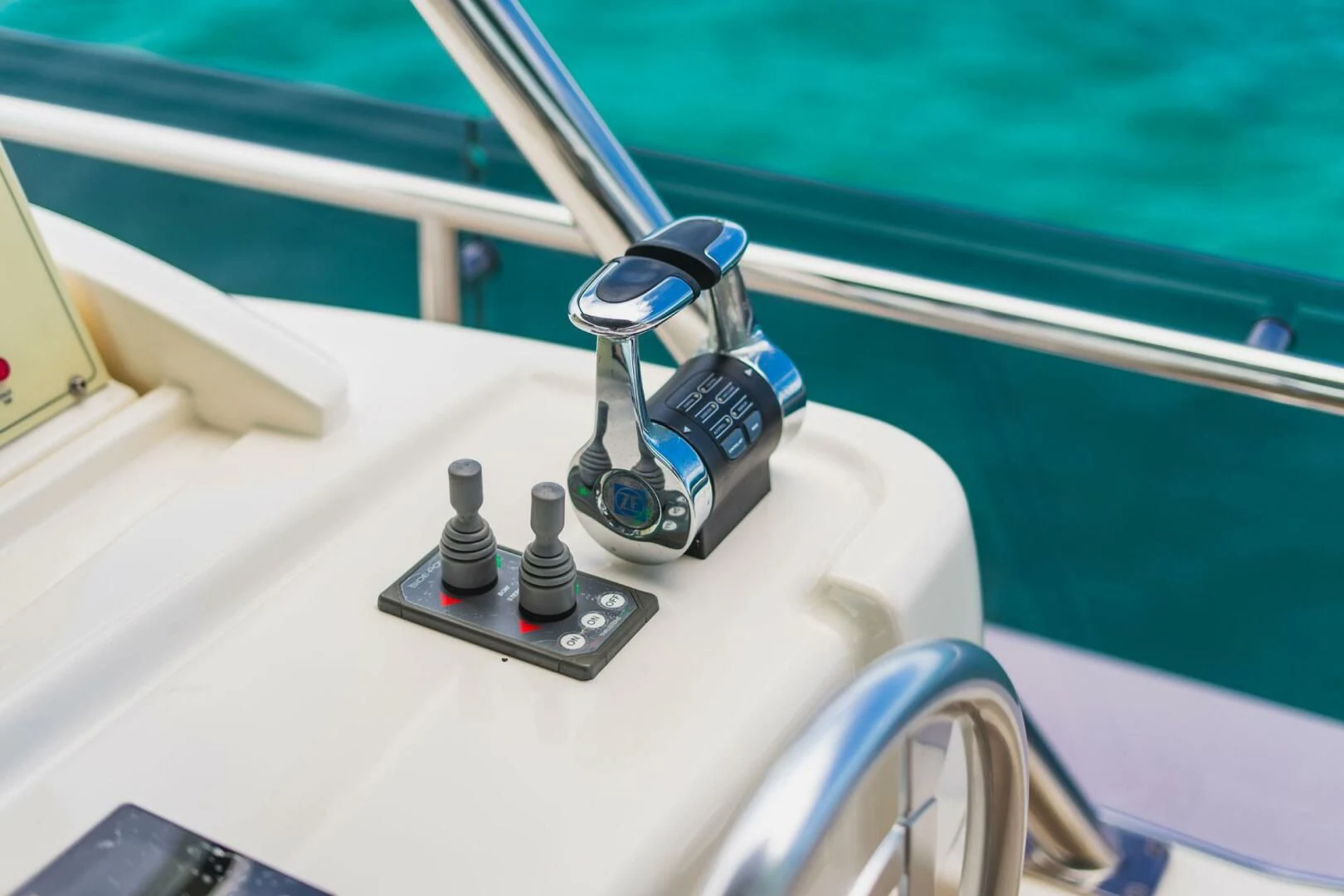 a machine on the counter aboard KUDU Yacht for Sale