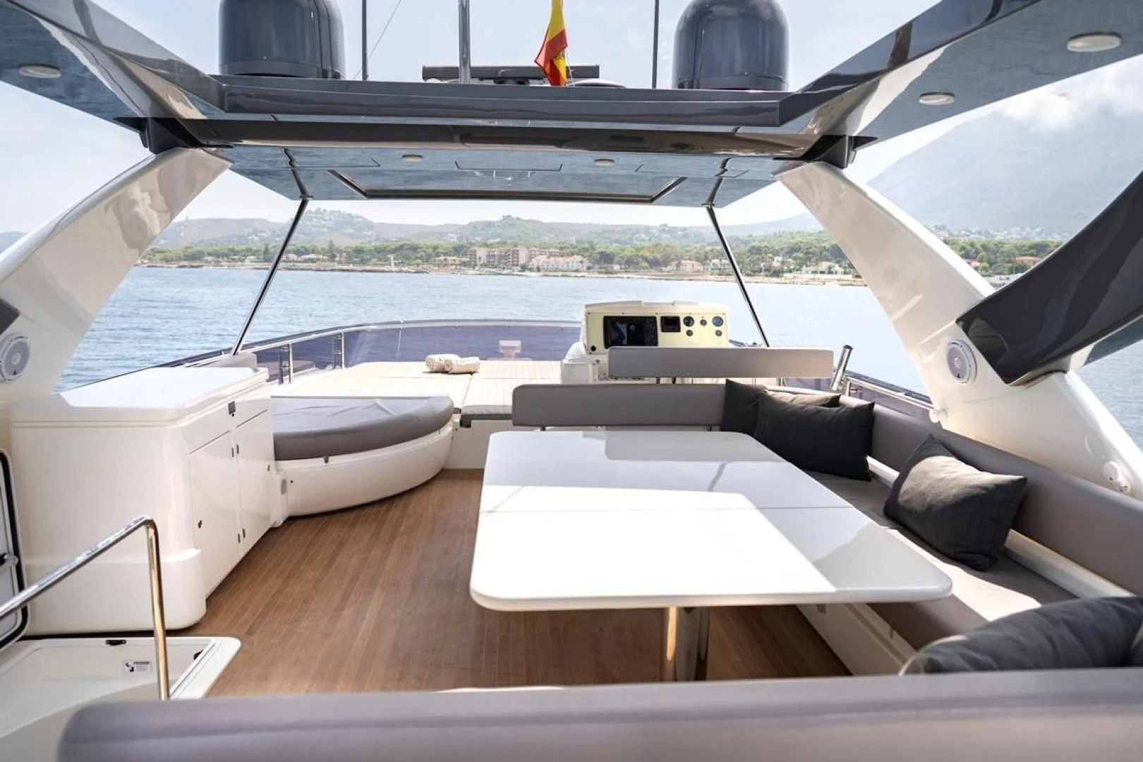 inside of a boat aboard KUDU Yacht for Sale