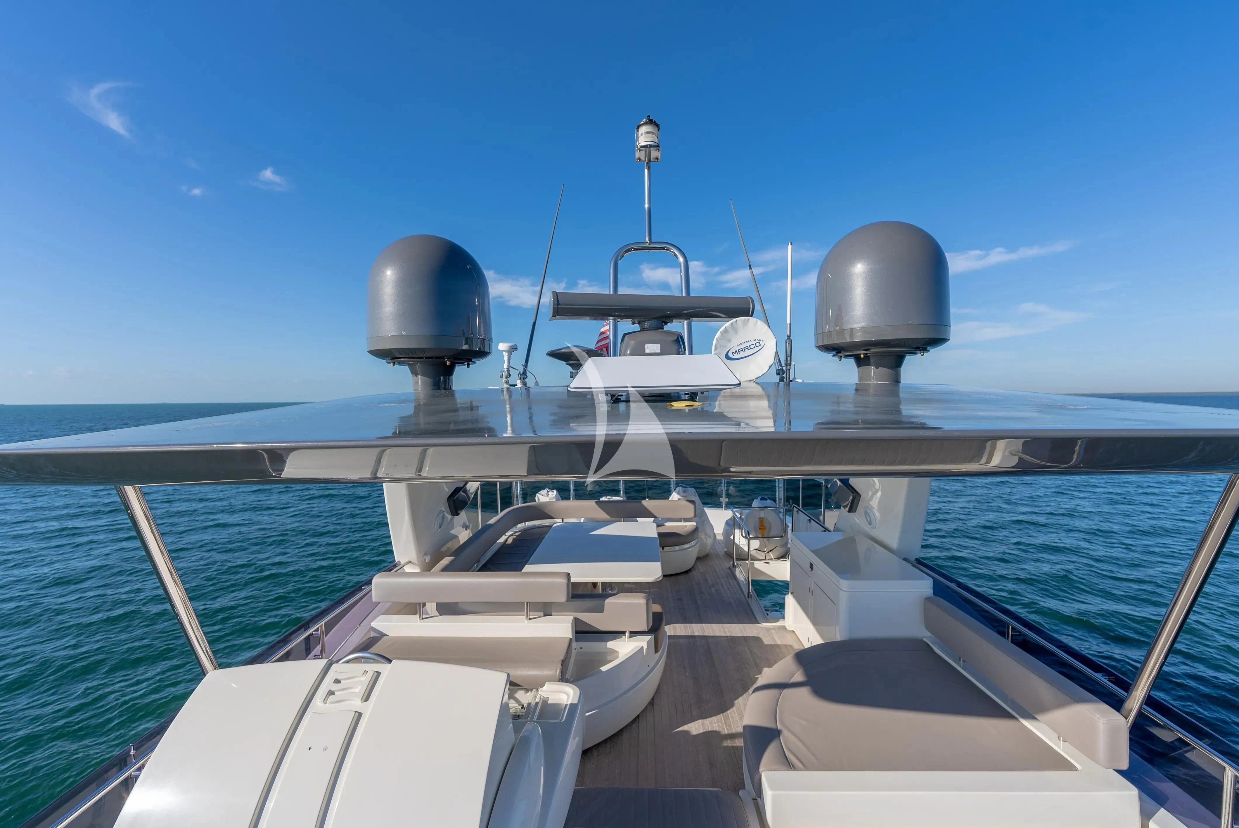 a boat on the water aboard KUDU Yacht for Sale