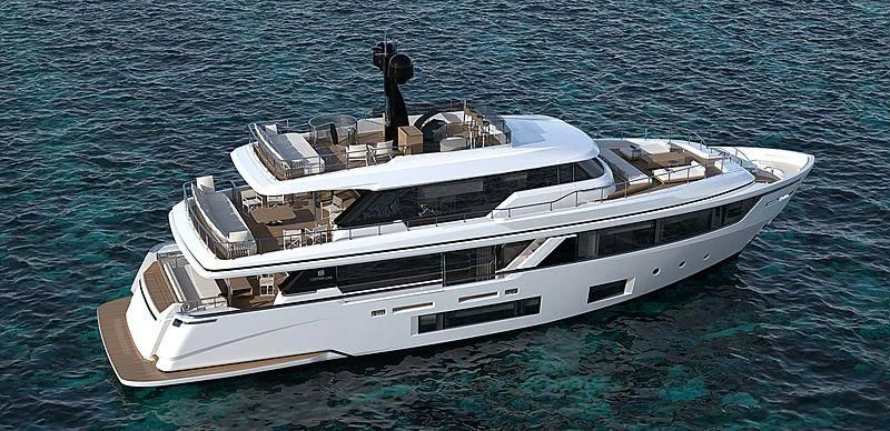 a boat on the water aboard WOLFPACK Yacht for Sale