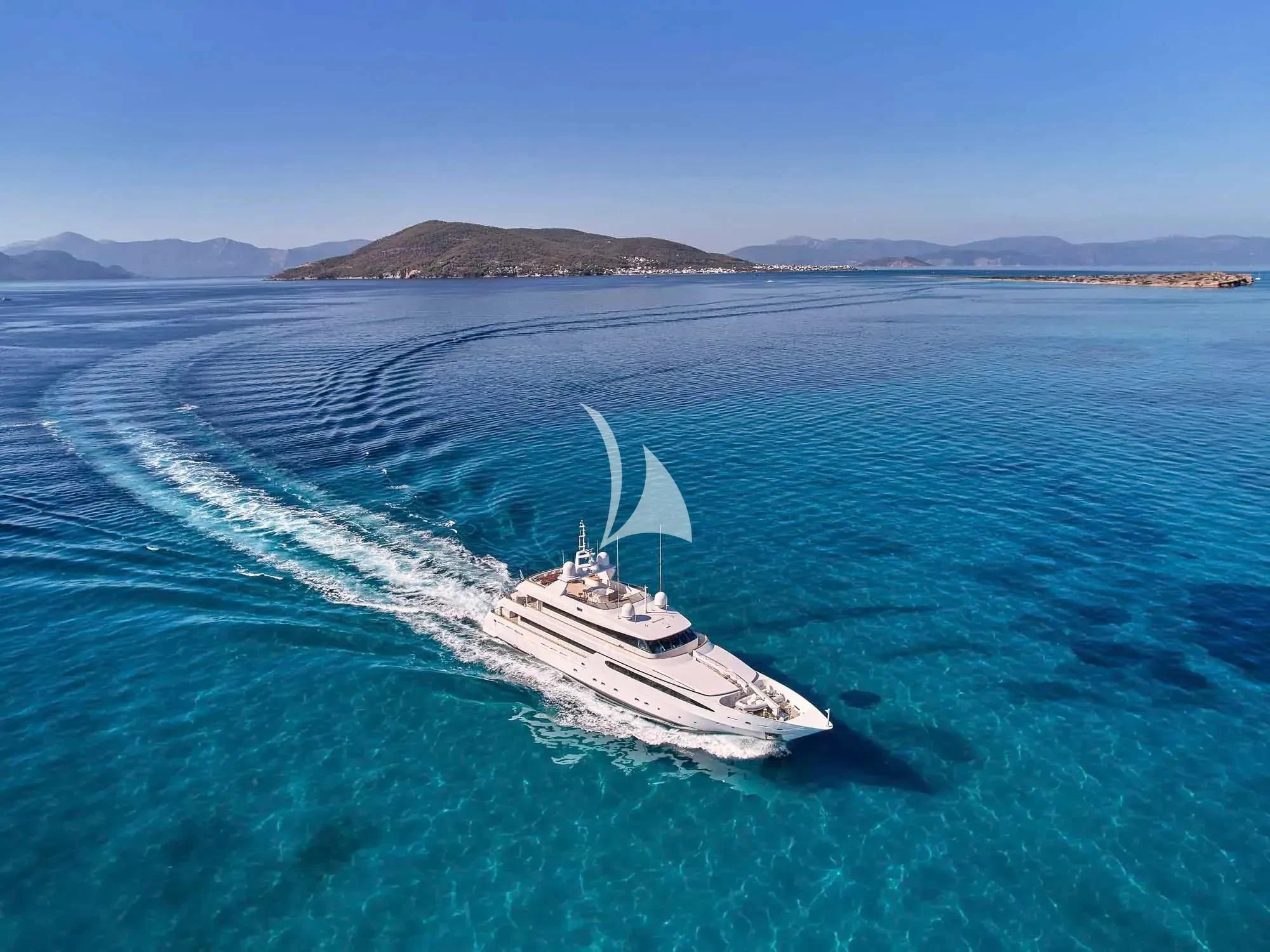 a boat on the water aboard ARTEMISEA Yacht for Sale