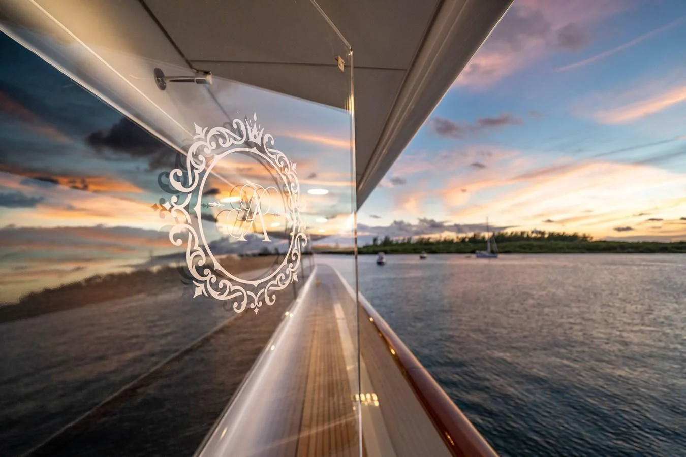 a ferris wheel on a boat aboard ARTEMISEA Yacht for Sale