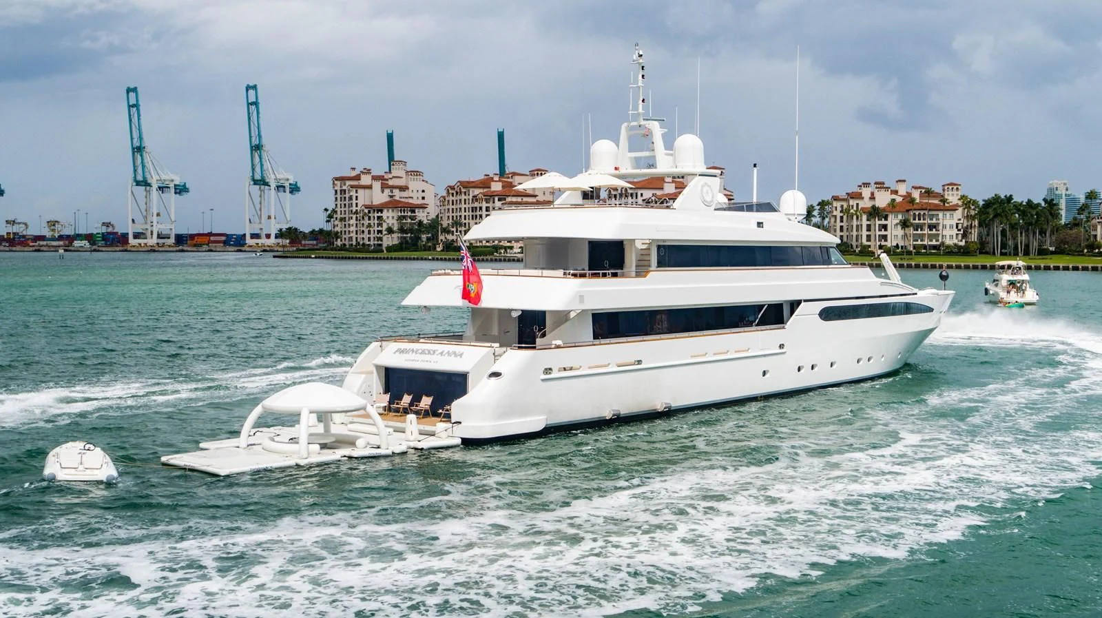 a boat on the water aboard ARTEMISEA Yacht for Sale