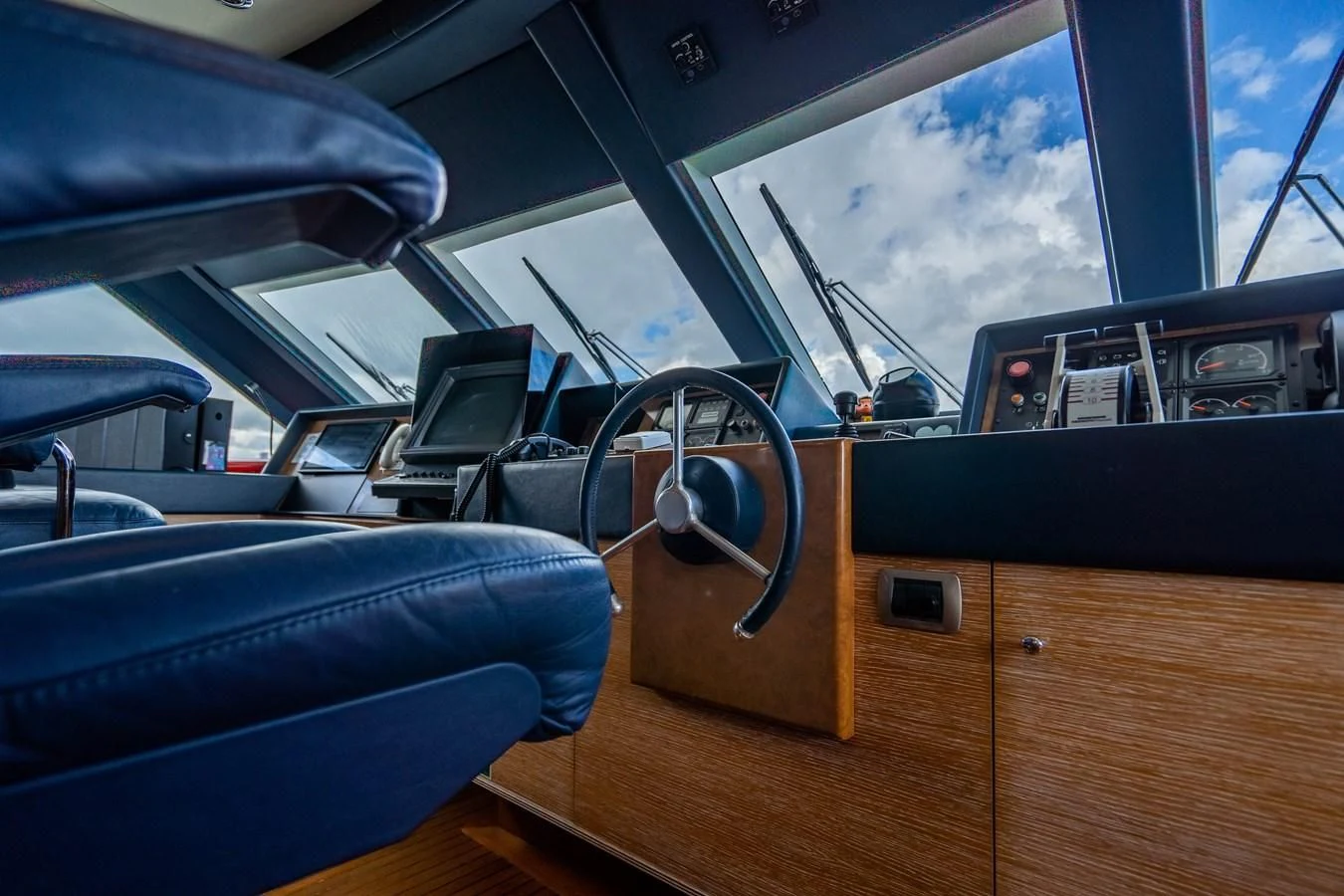 inside of a car aboard ARTEMISEA Yacht for Sale