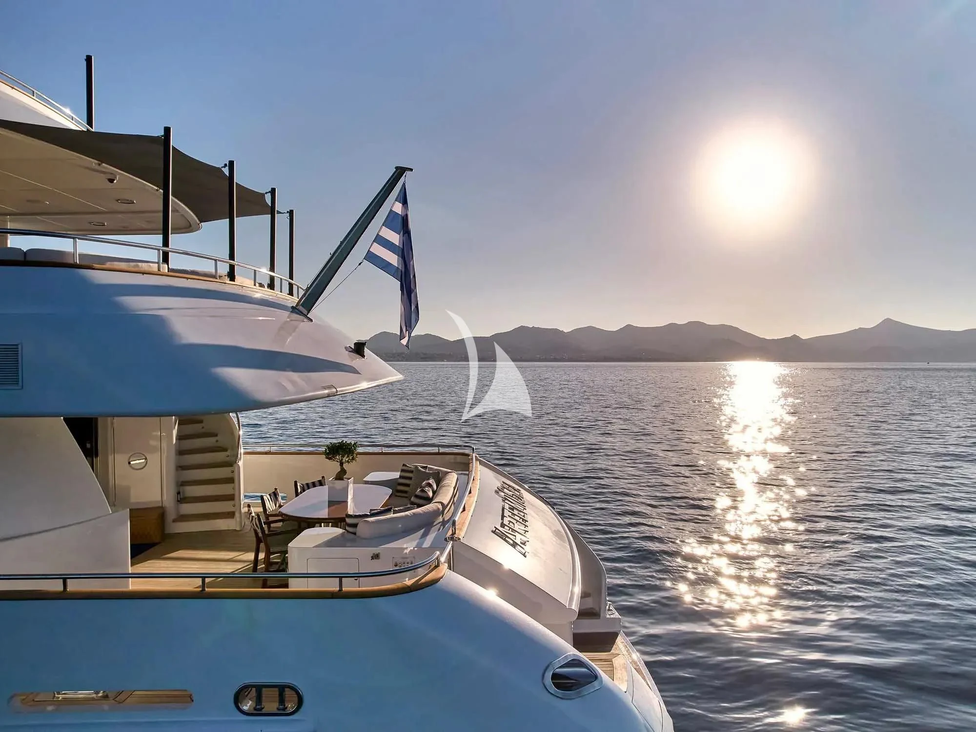 a boat on the water aboard ARTEMISEA Yacht for Sale