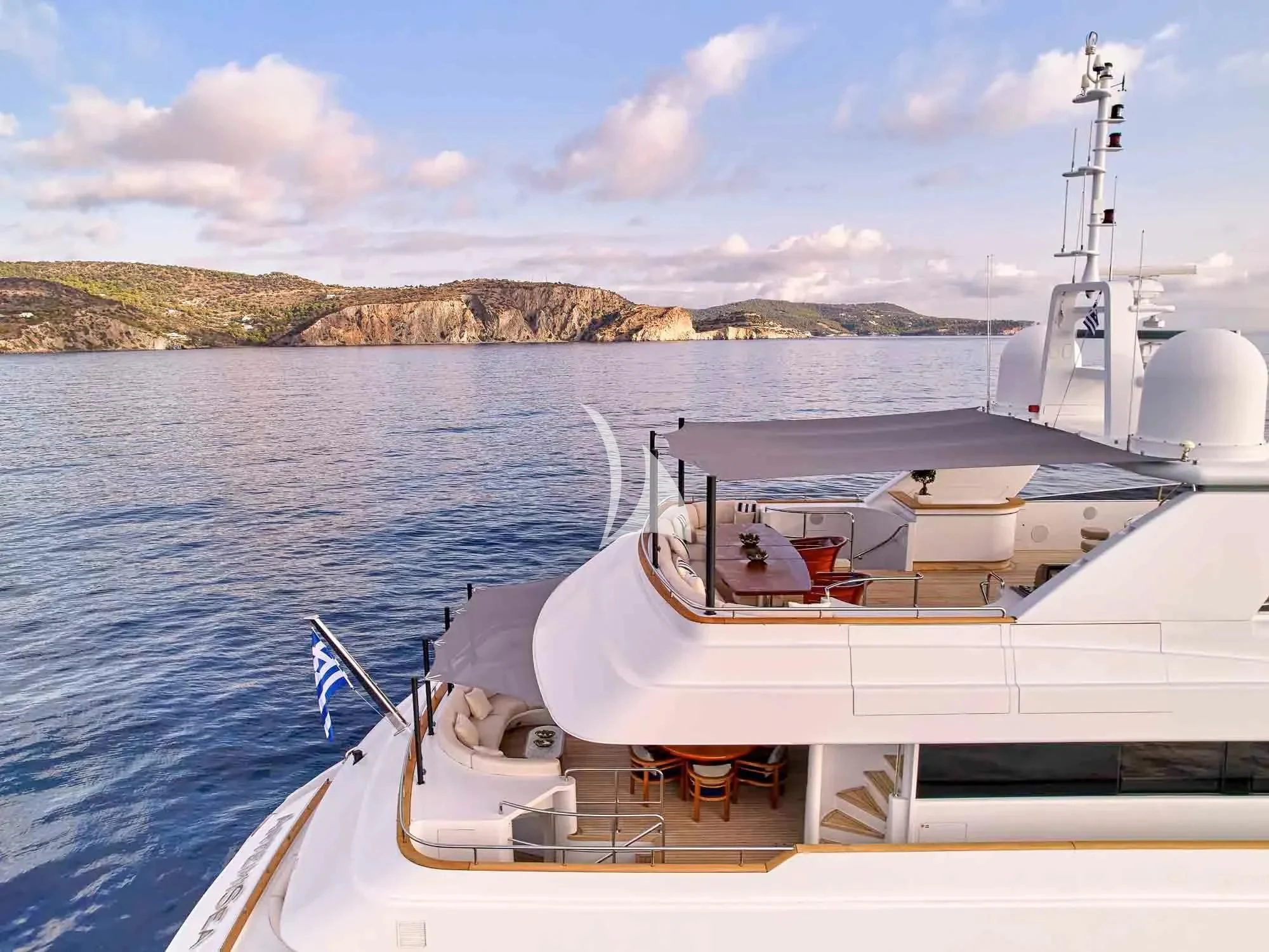 a boat on the water aboard ARTEMISEA Yacht for Sale
