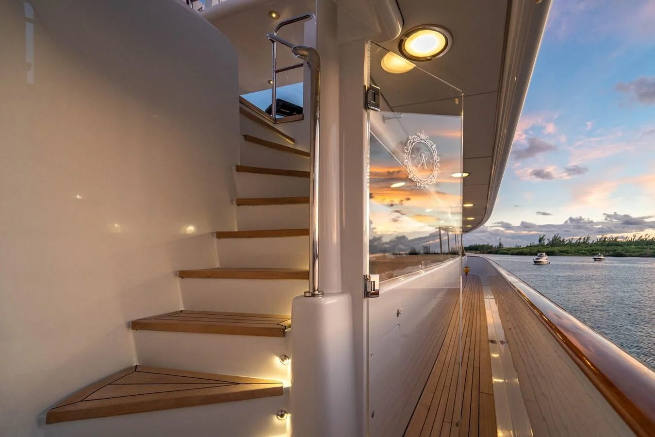 a view of a boat from a boat aboard ARTEMISEA Yacht for Sale