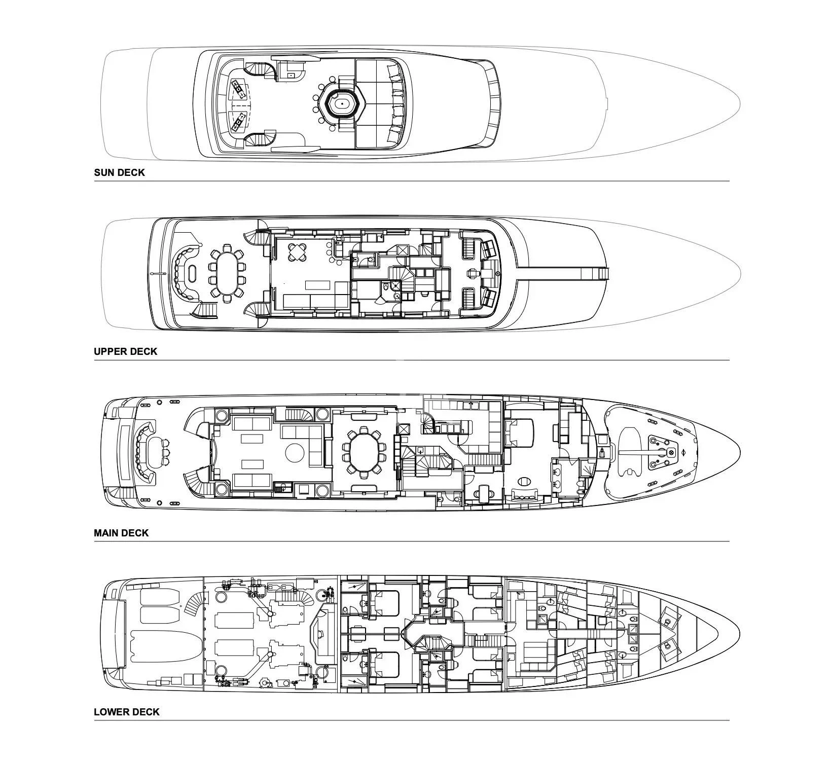 diagram aboard ARTEMISEA Yacht for Sale
