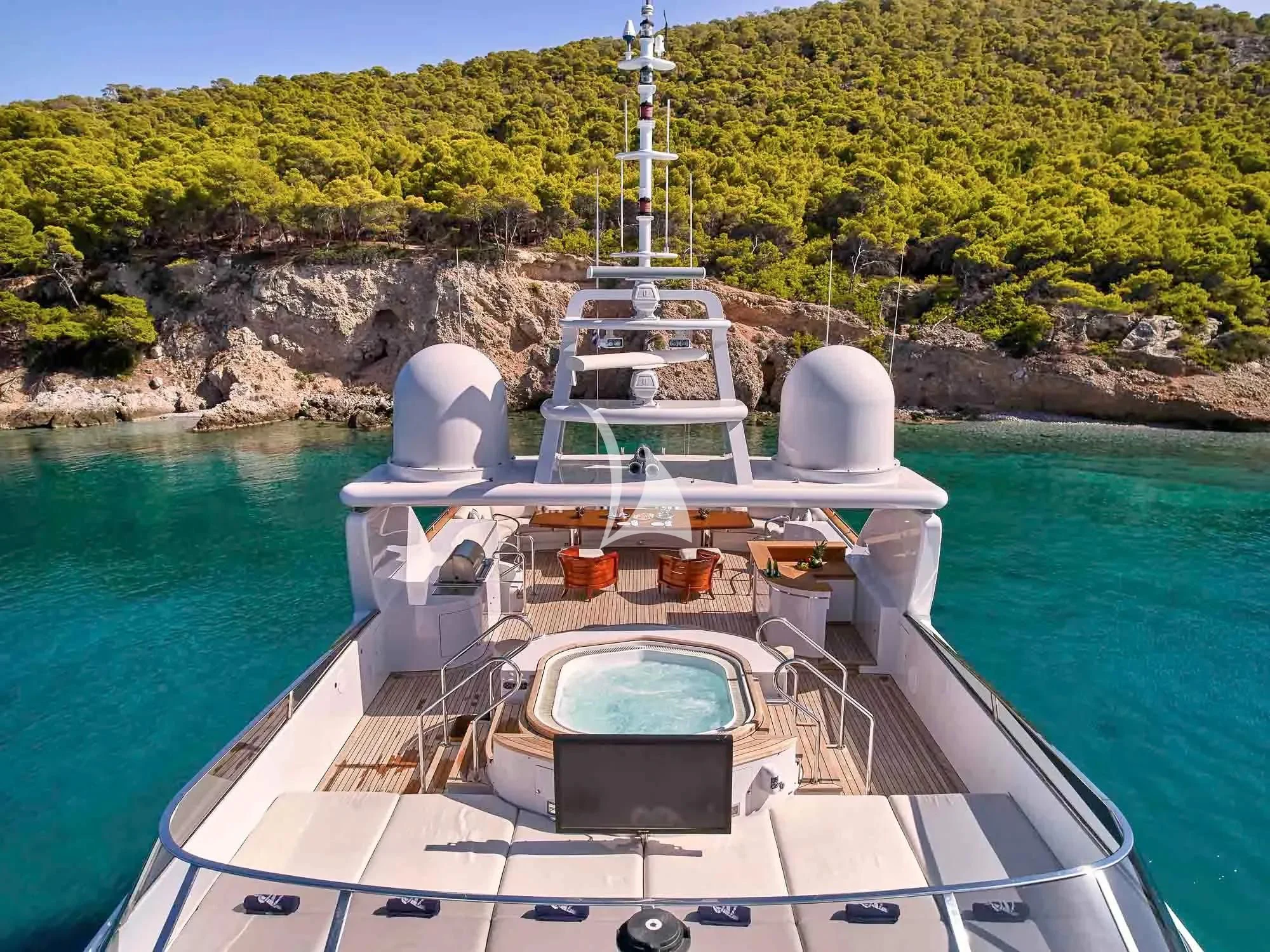 a boat on the water aboard ARTEMISEA Yacht for Sale
