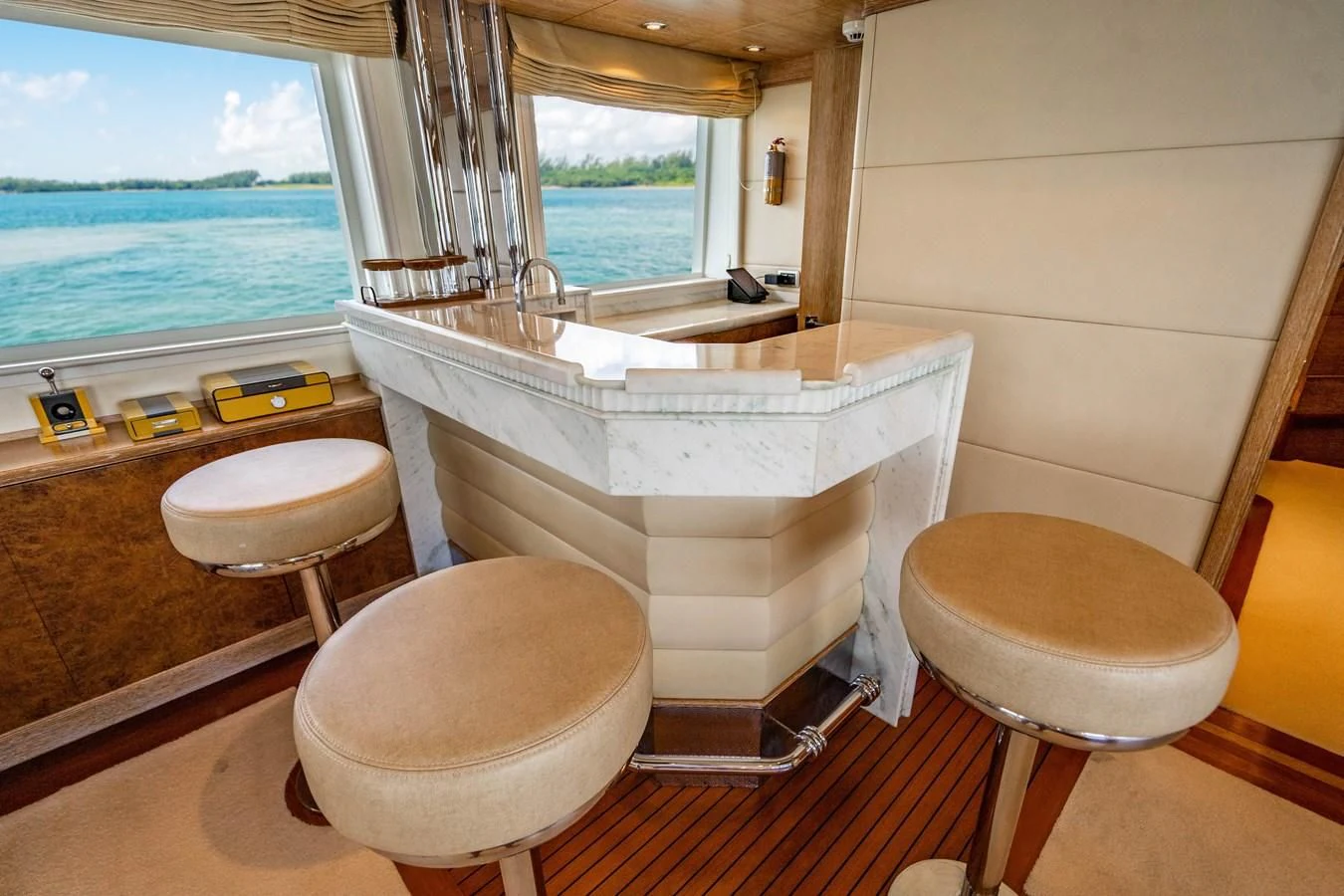 a bathroom with a tub sink and toilet aboard ARTEMISEA Yacht for Sale