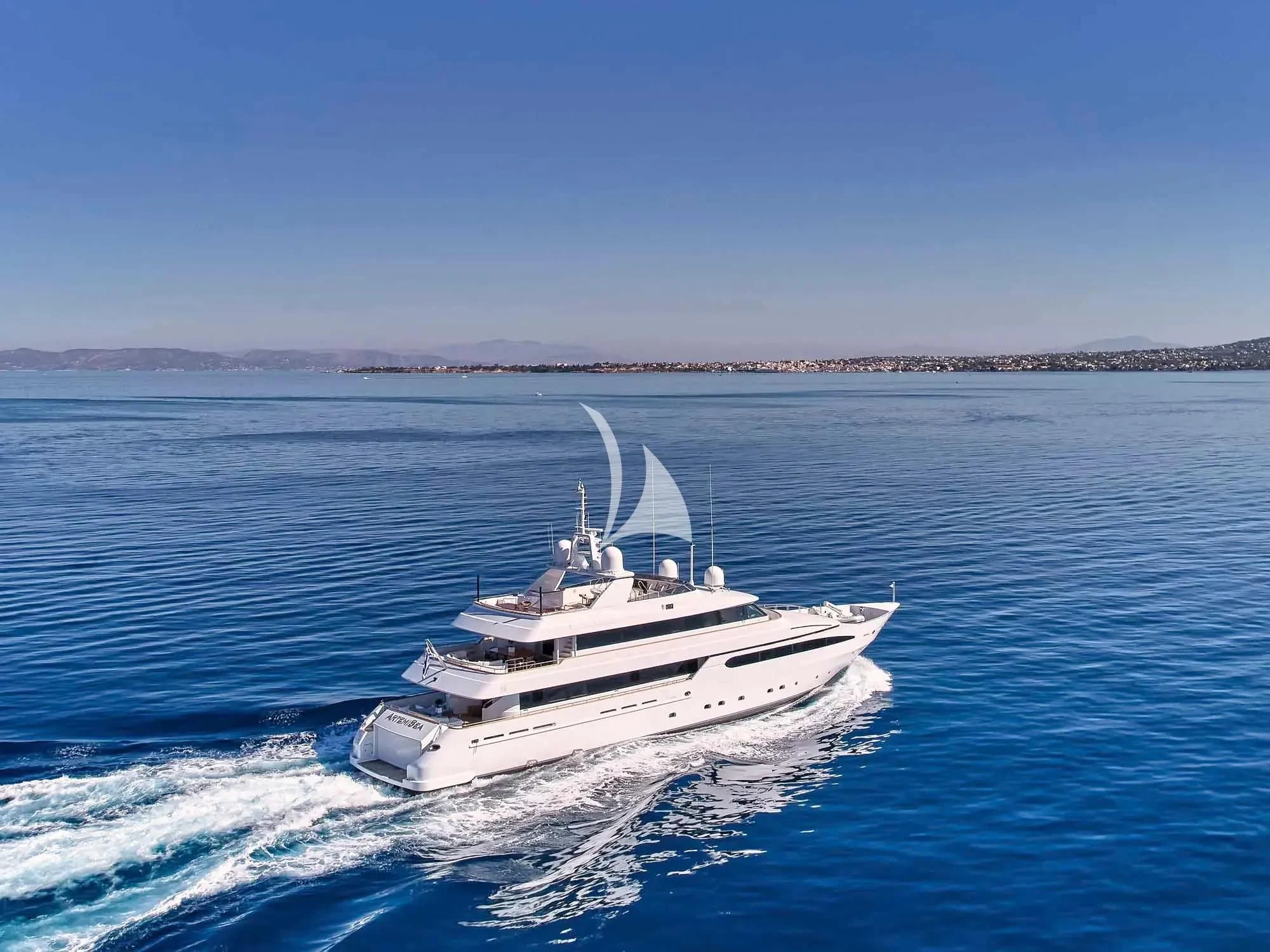 a boat on the water aboard ARTEMISEA Yacht for Sale