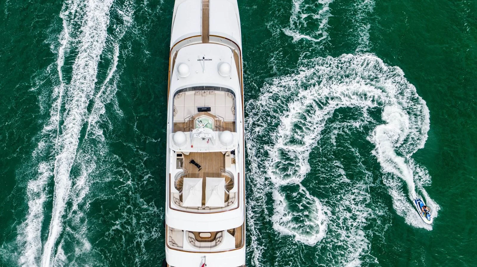 a ship in the water aboard ARTEMISEA Yacht for Sale