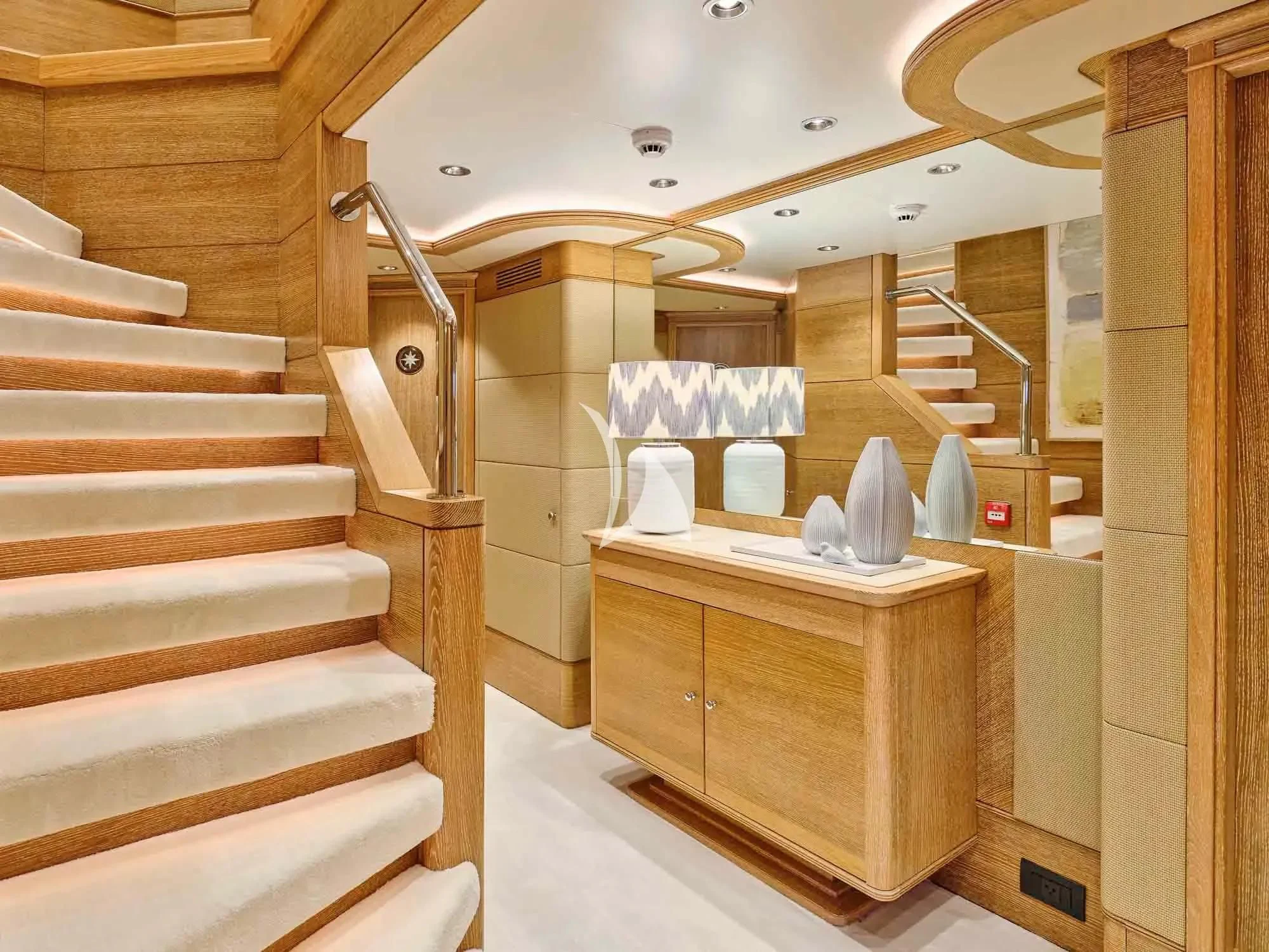 a bathroom with a sink and a toilet aboard ARTEMISEA Yacht for Sale