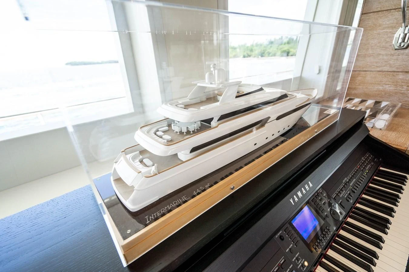 a machine on the counter aboard ARTEMISEA Yacht for Sale