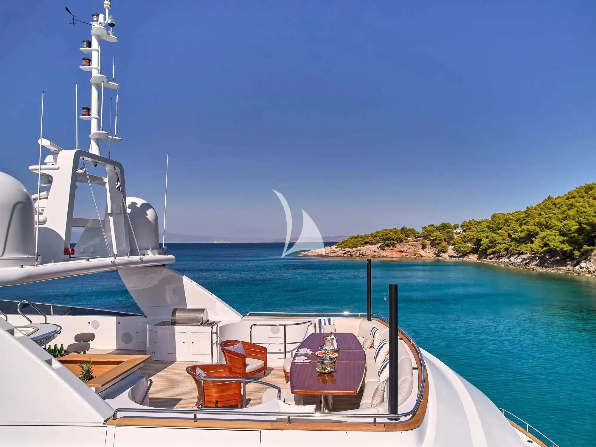 a boat on the water aboard ARTEMISEA Yacht for Sale