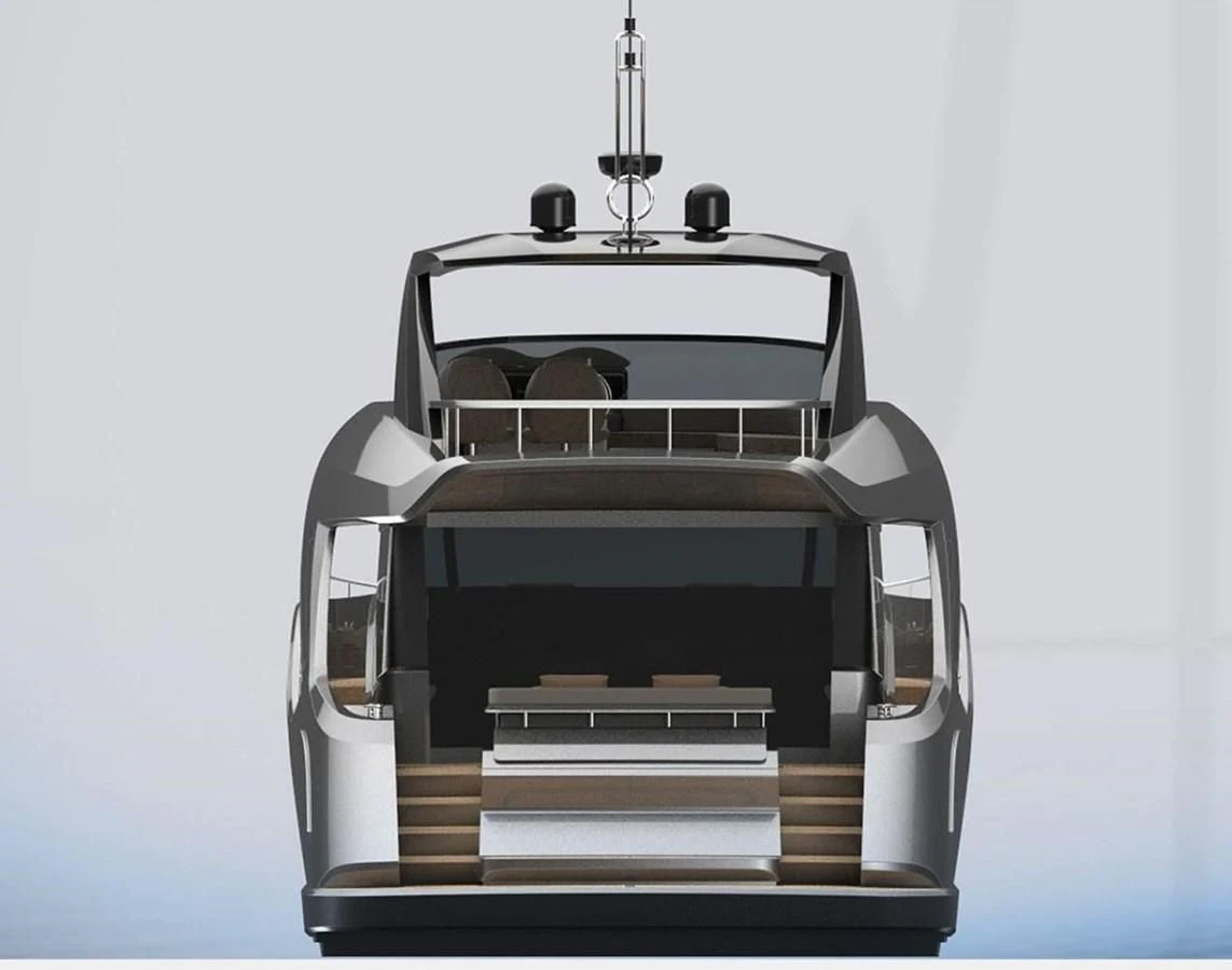 a close-up of a car aboard AQUITALIA 68 Yacht for Sale