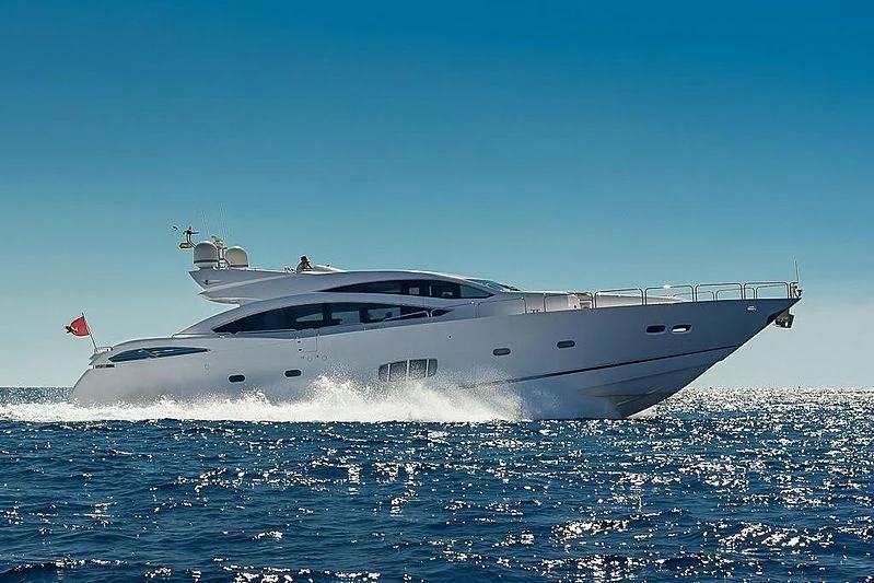 a yacht in the water aboard COPPER 3 Yacht for Sale