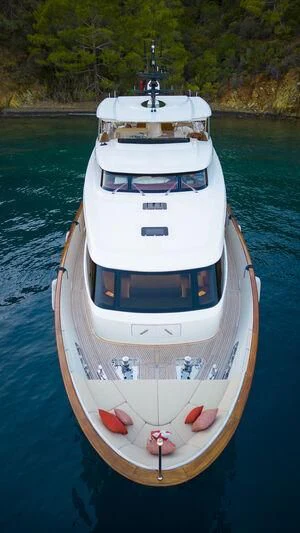 a boat on the water aboard AQUILA Q Yacht for Sale