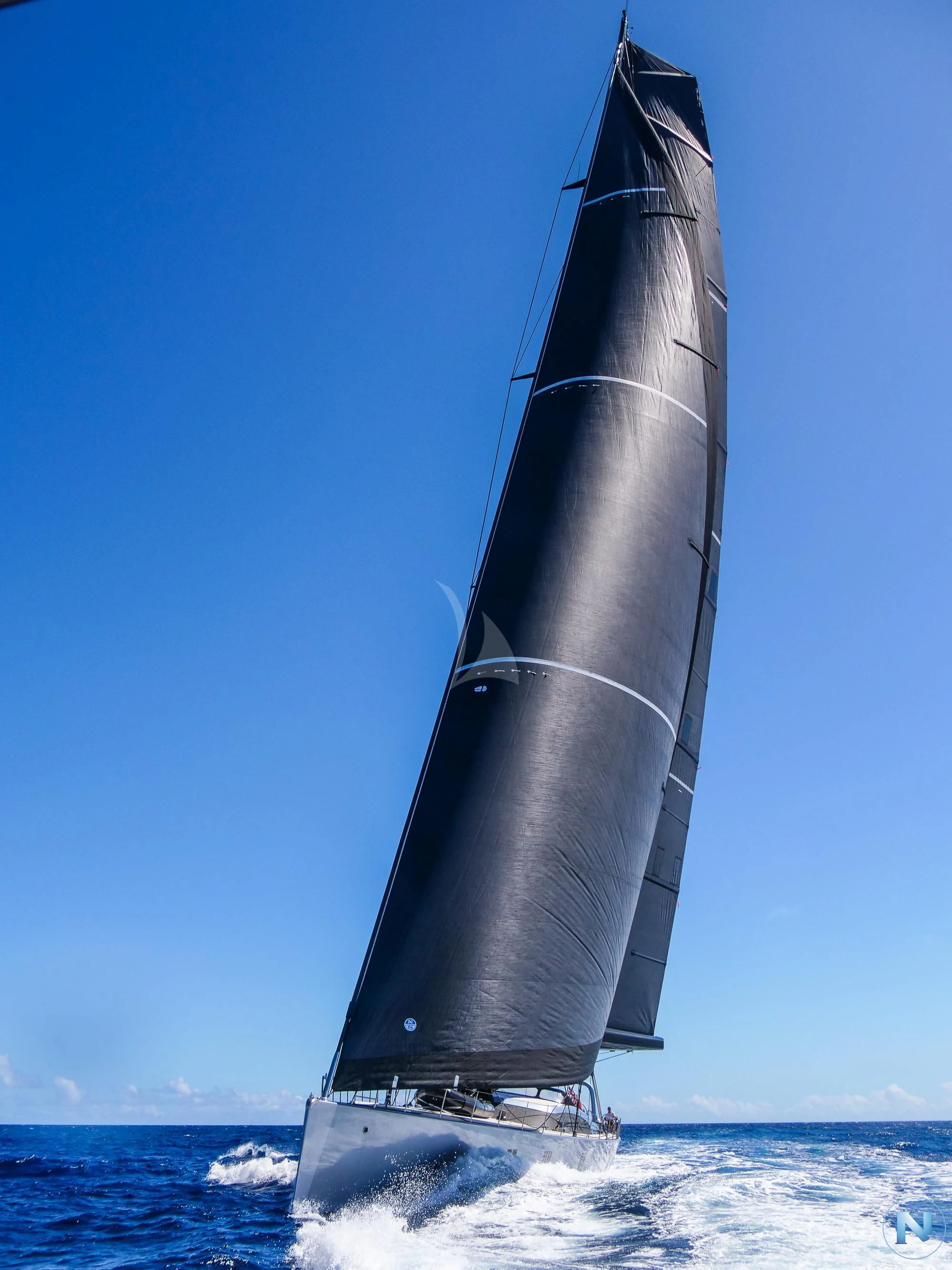 a sailboat on the water aboard SHARLOU Yacht for Sale