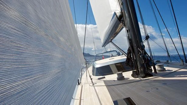 a sailboat on the water aboard SHARLOU Yacht for Sale