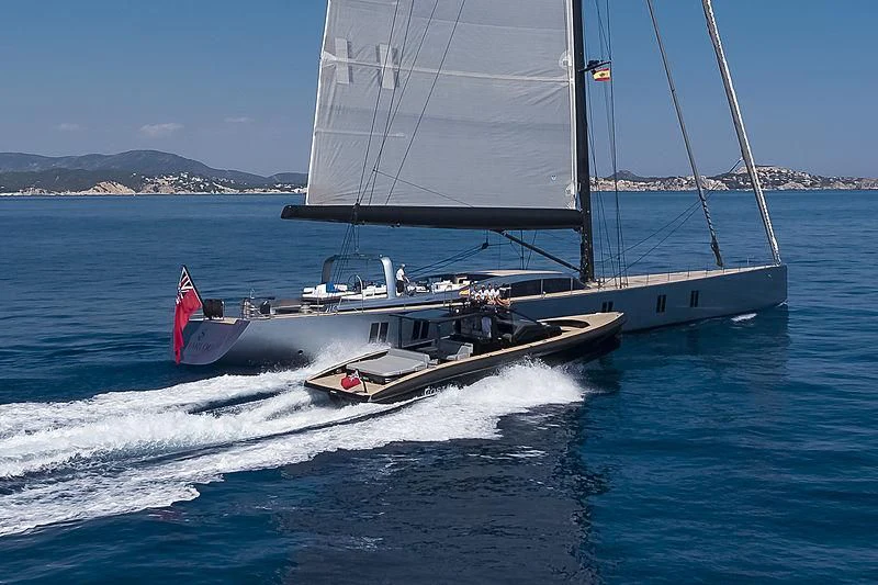 a sailboat on the water aboard SHARLOU Yacht for Sale