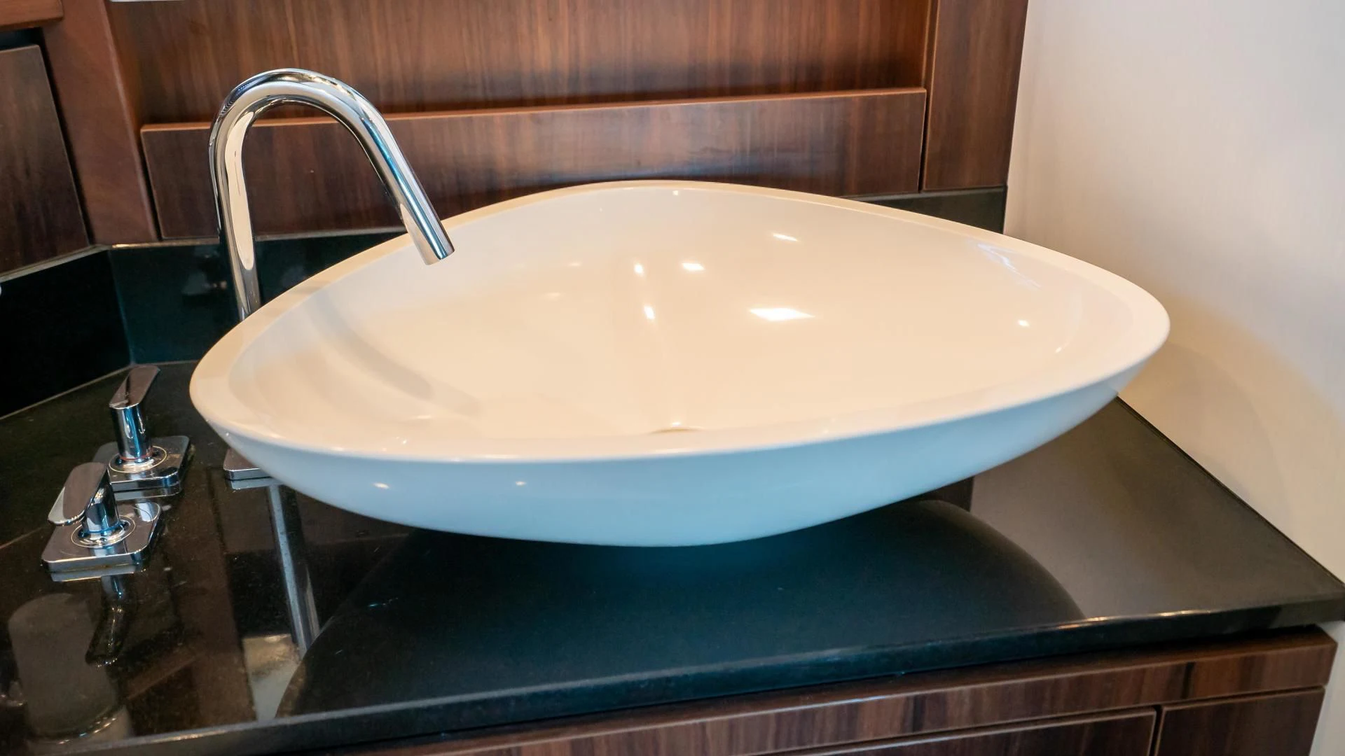 a sink with a faucet aboard JIMBO Yacht for Sale