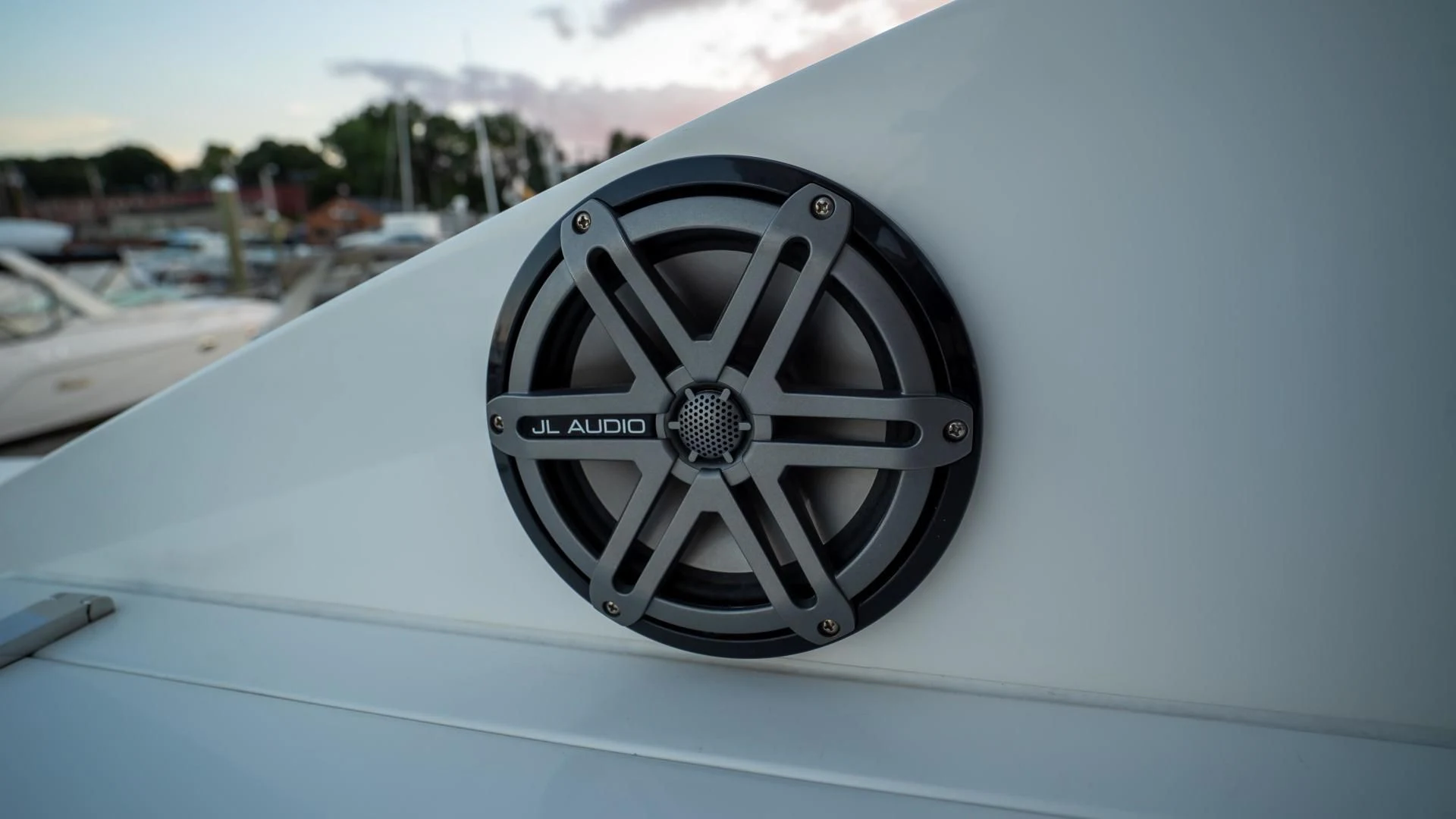 a close up of a car wheel aboard JIMBO Yacht for Sale