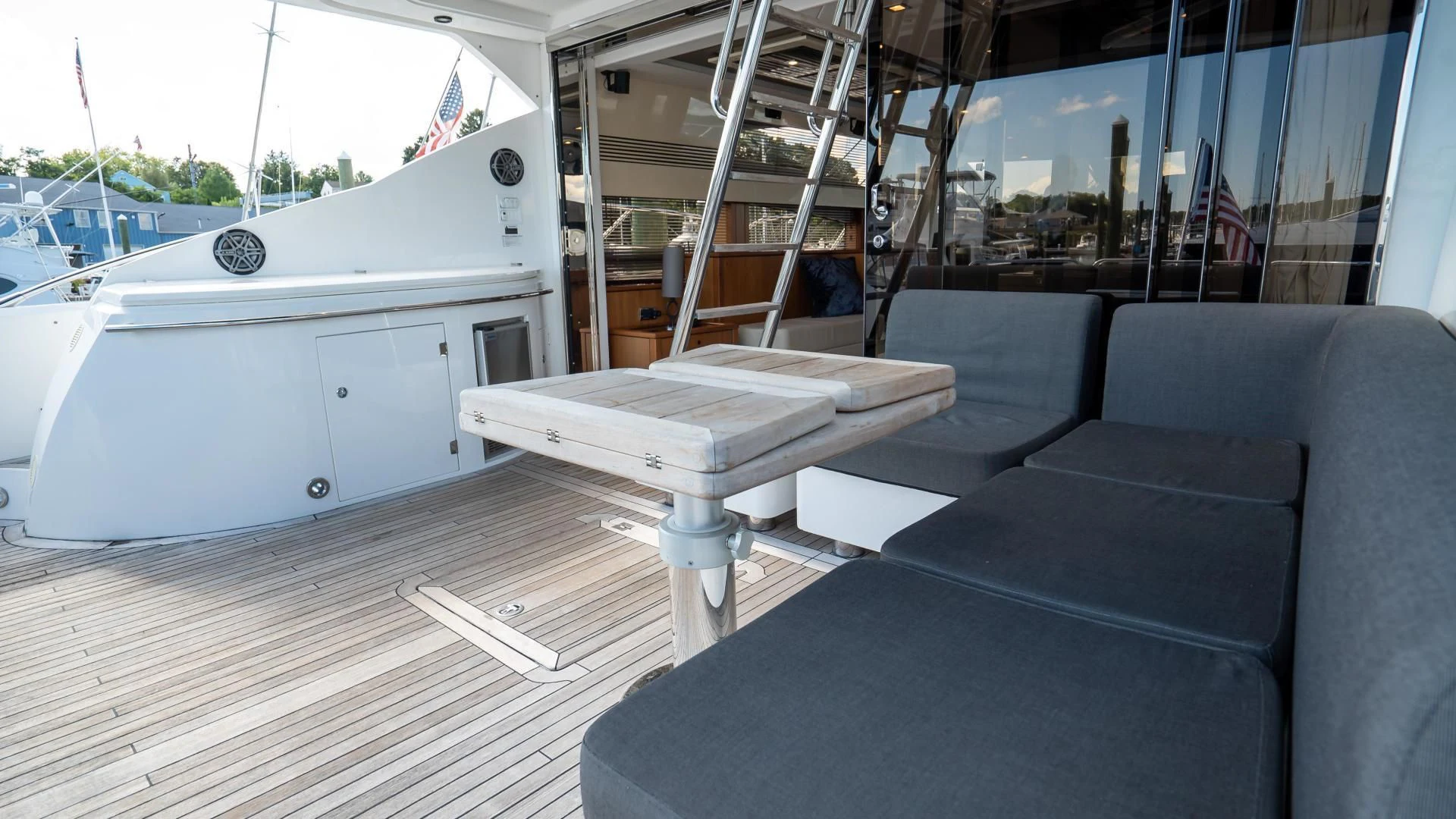 a boat on the water aboard JIMBO Yacht for Sale