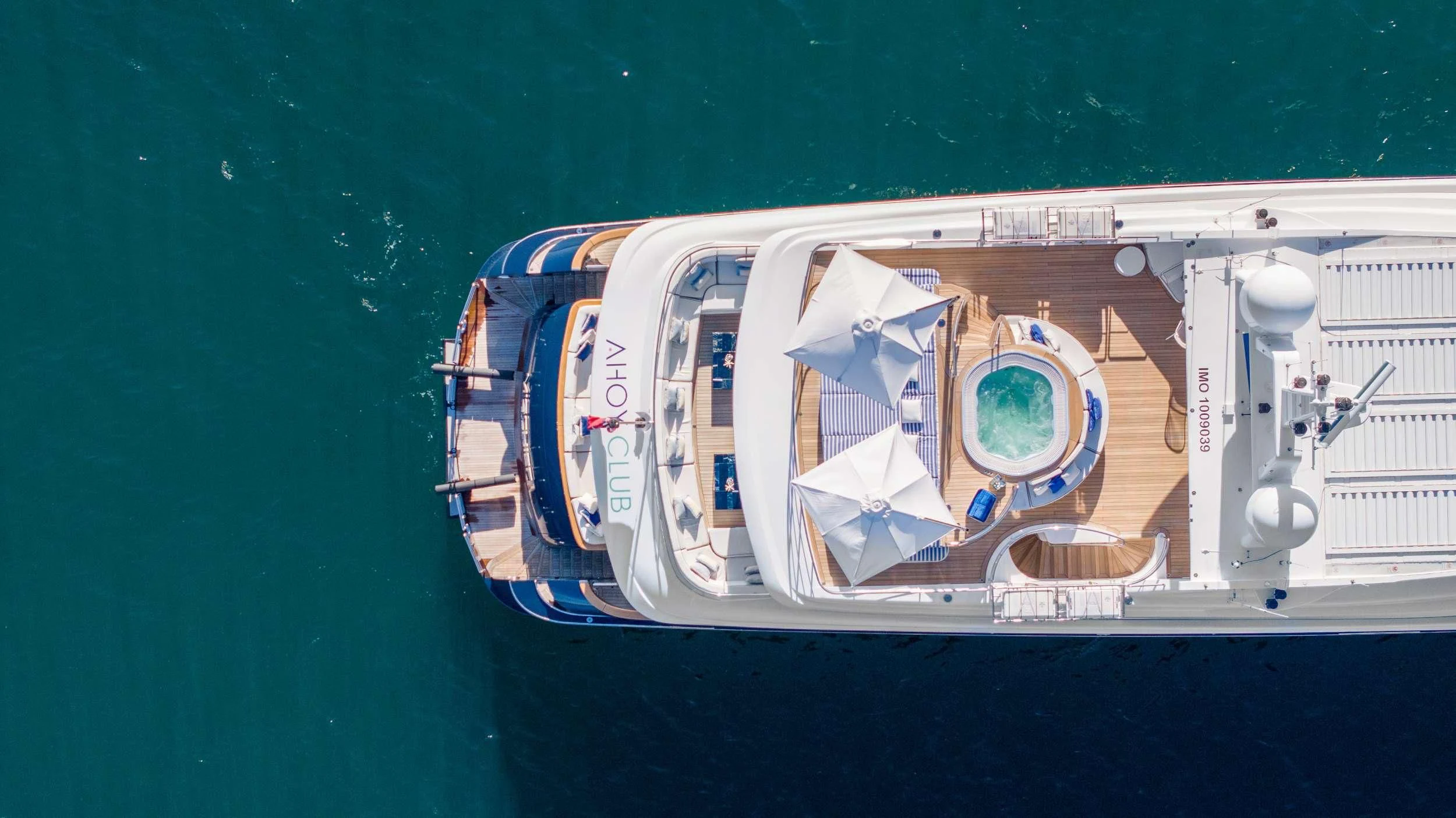 a ship on the water aboard MISCHIEF Yacht for Sale