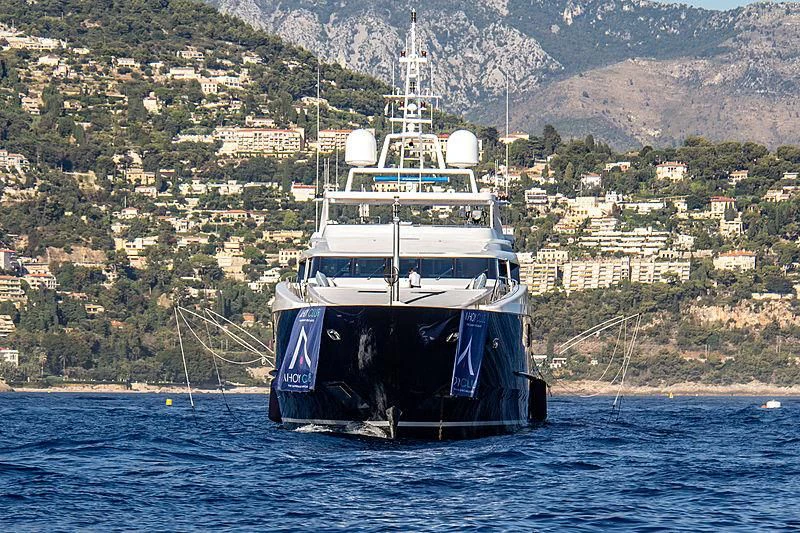 a boat in the water aboard MISCHIEF Yacht for Sale