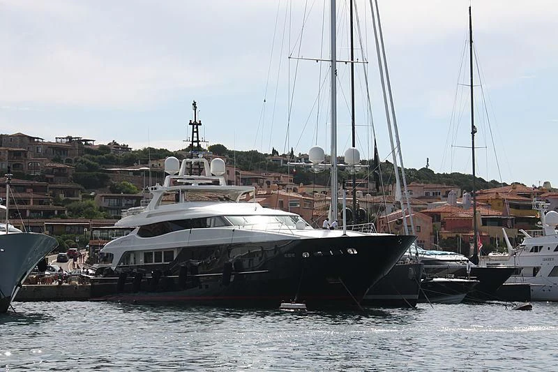 a boat in the water aboard MISCHIEF Yacht for Sale