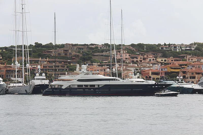 a boat in the water aboard MISCHIEF Yacht for Sale