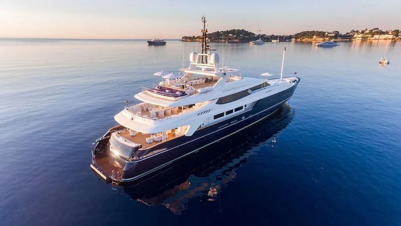 a boat on the water aboard MISCHIEF Yacht for Sale