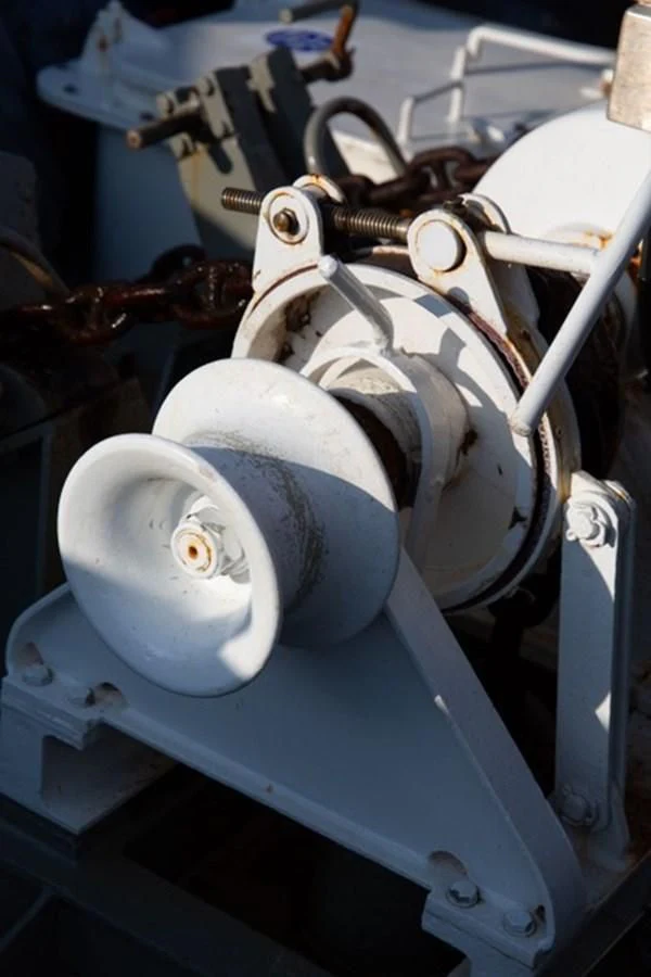 a machine with many wires aboard SPIRIT OF GINETTE Yacht for Sale