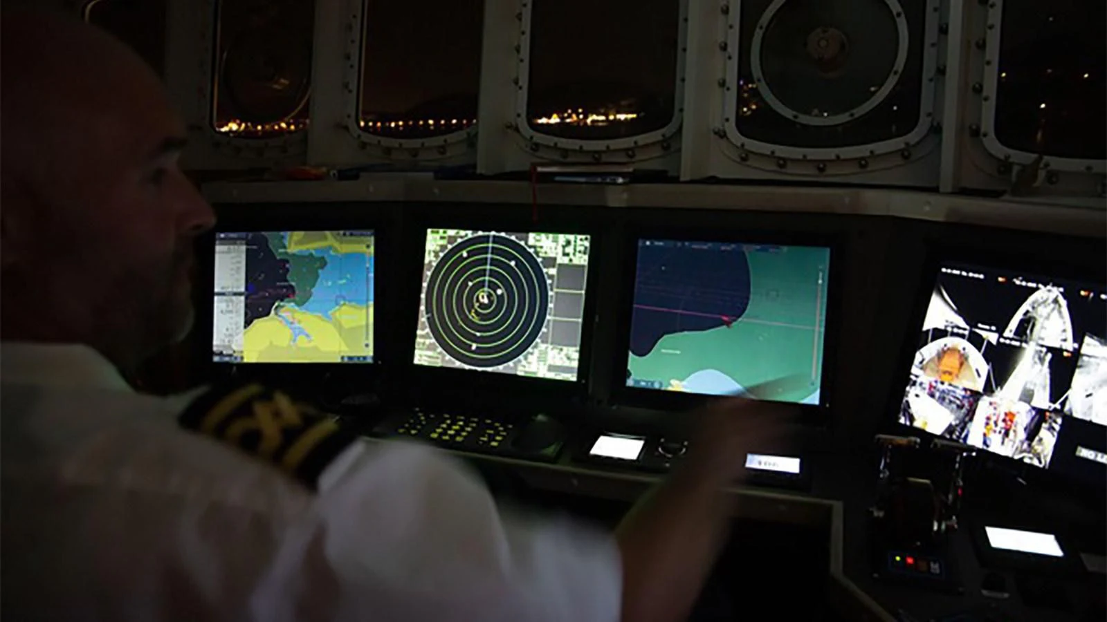 a person in a cockpit aboard SPIRIT OF GINETTE Yacht for Sale