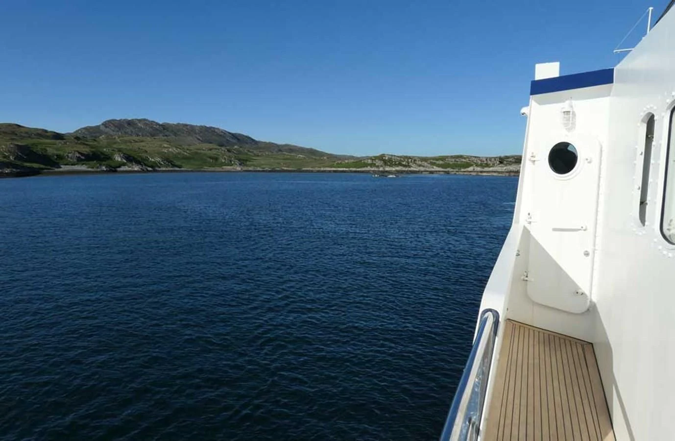 a boat on the water aboard SPIRIT OF GINETTE Yacht for Sale