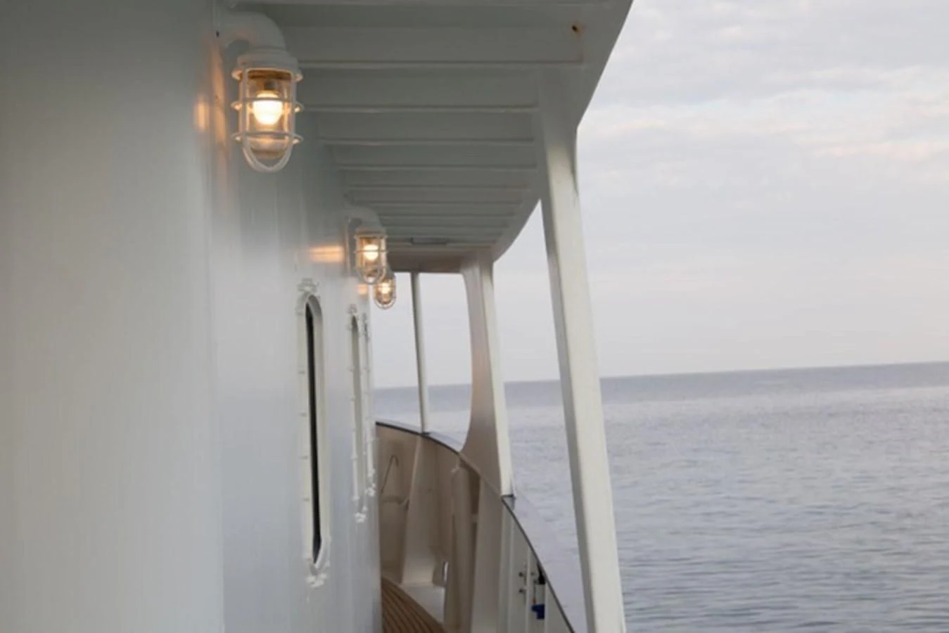 a boat on the water aboard SPIRIT OF GINETTE Yacht for Sale